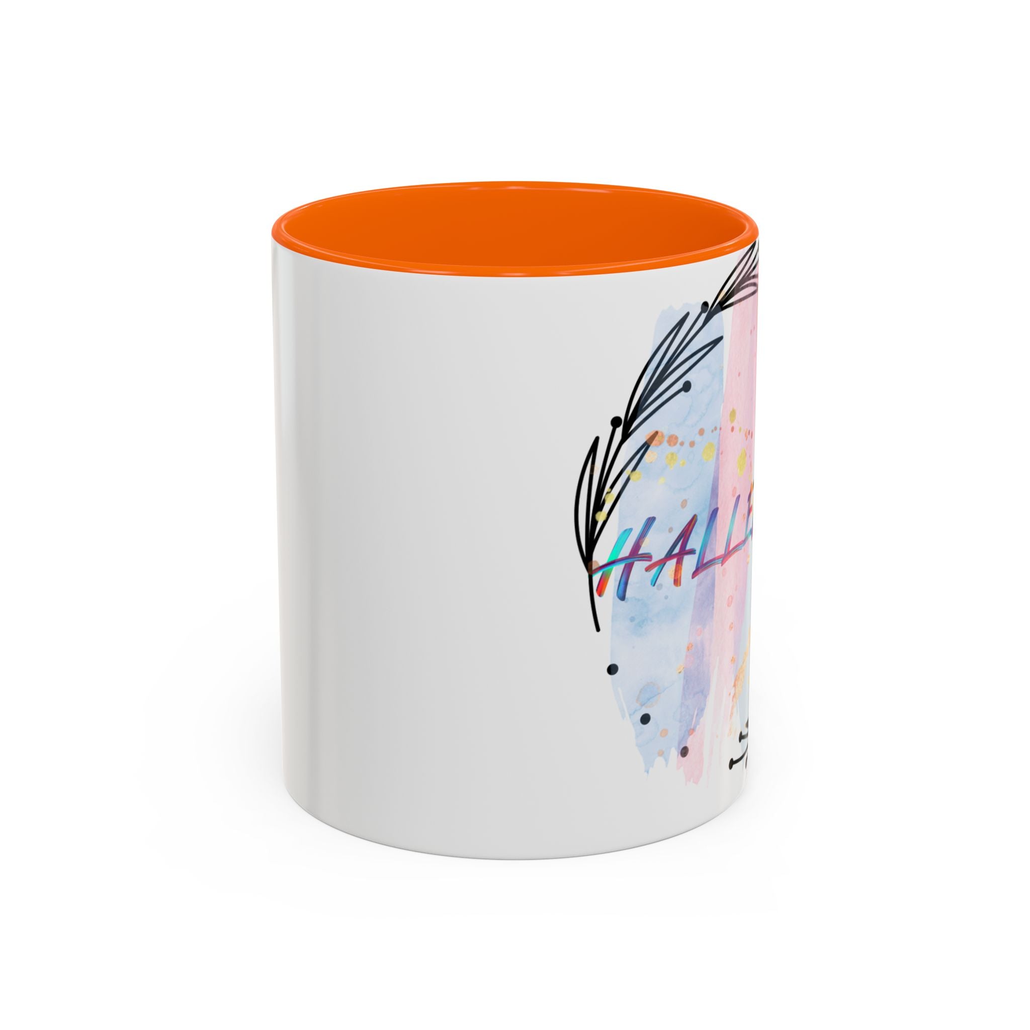 'Hallelujah'  —  Watercolor Accent Coffee Mug (11/15oz)