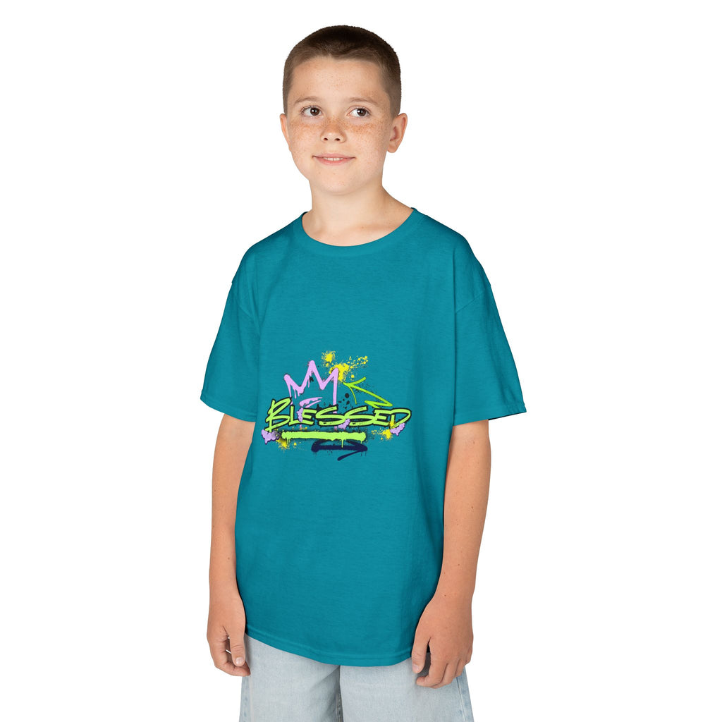 'Blessed' Graffiti - Kids Tee