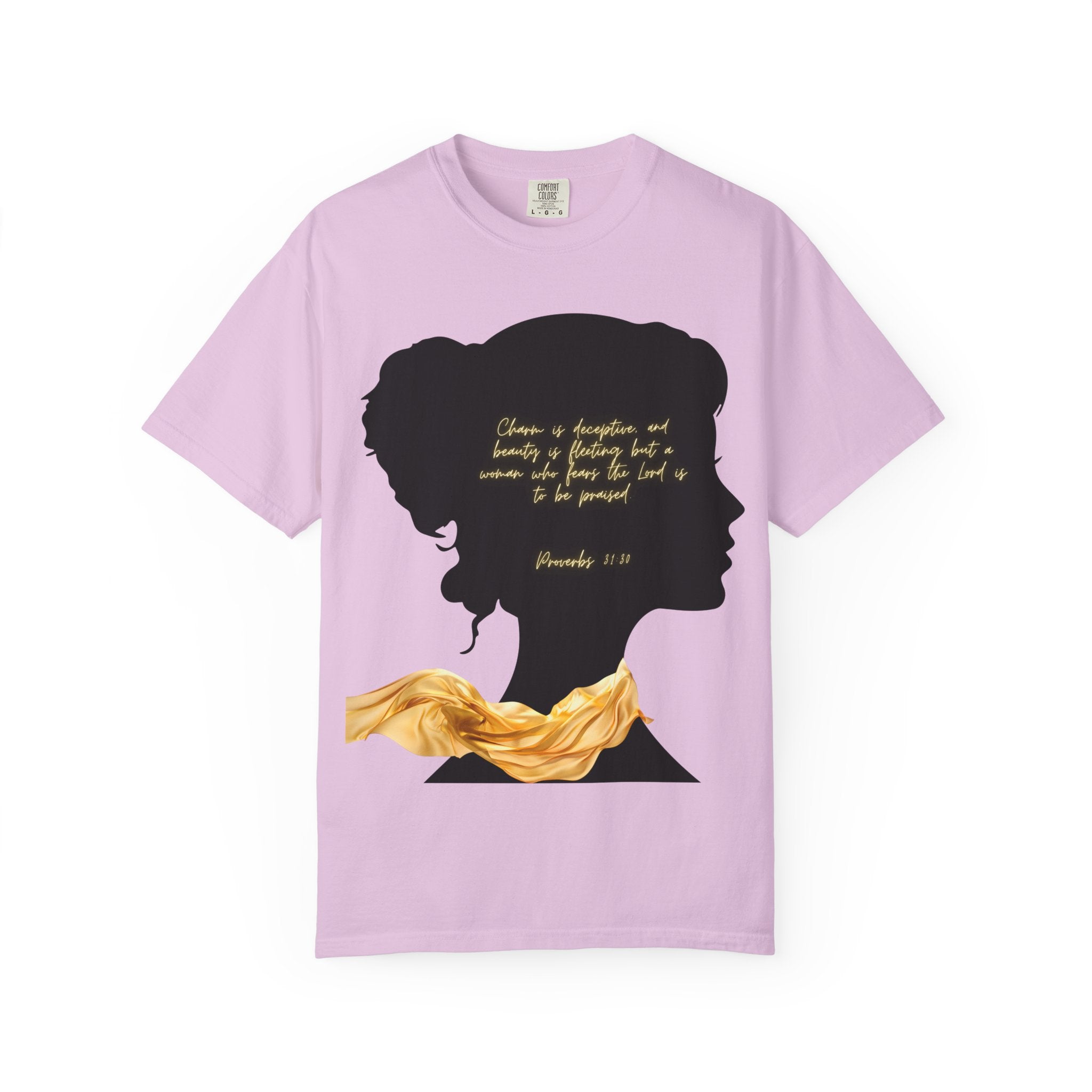 Proverbs 31:30 Gold Scarf - T-Shirt