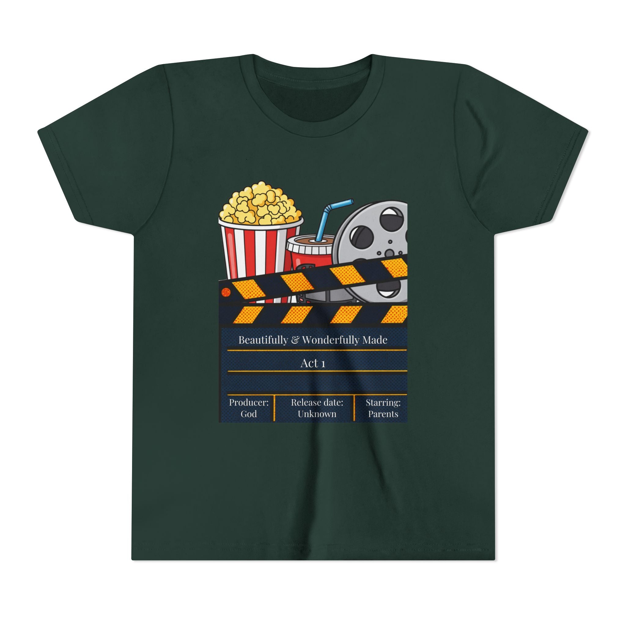 'Beautifully & Wonderfully Made'  — Kids Movie Night Tee
