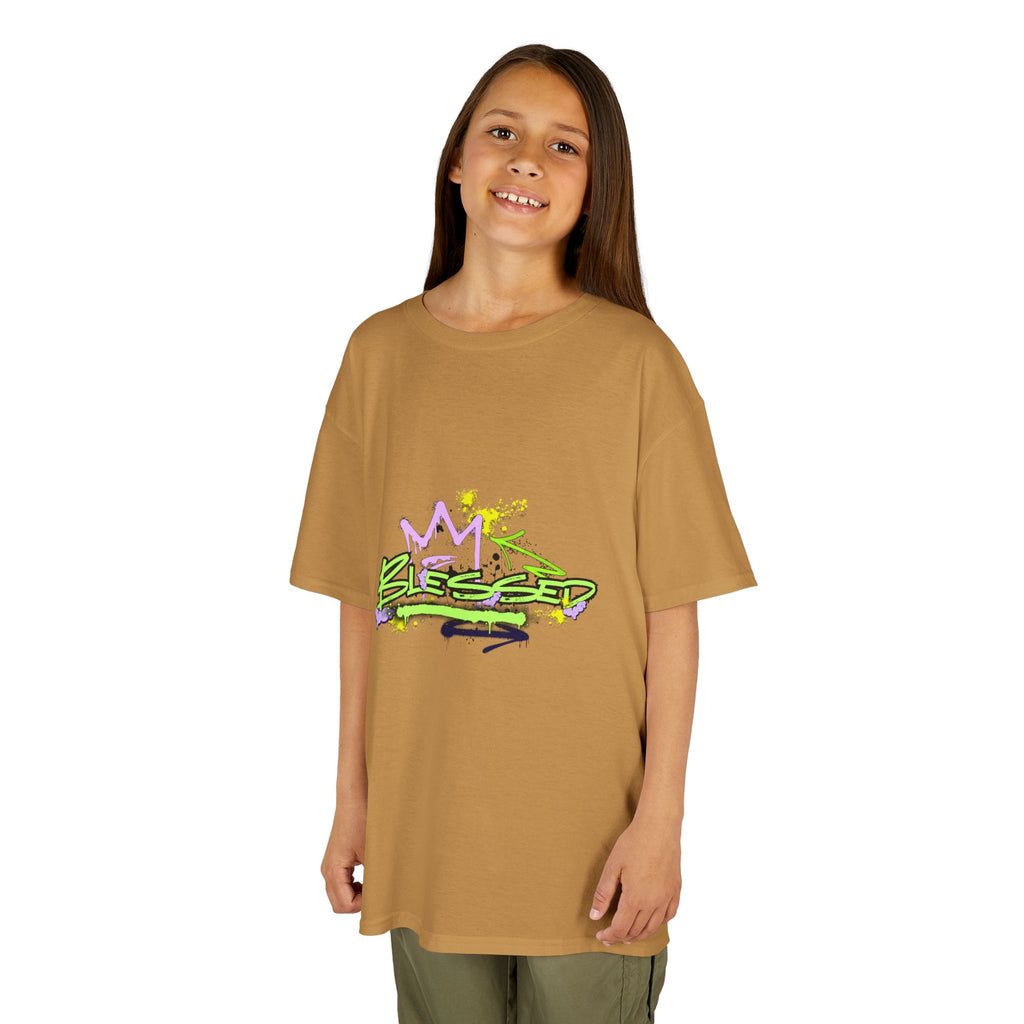 'Blessed' Graffiti - Kids Tee