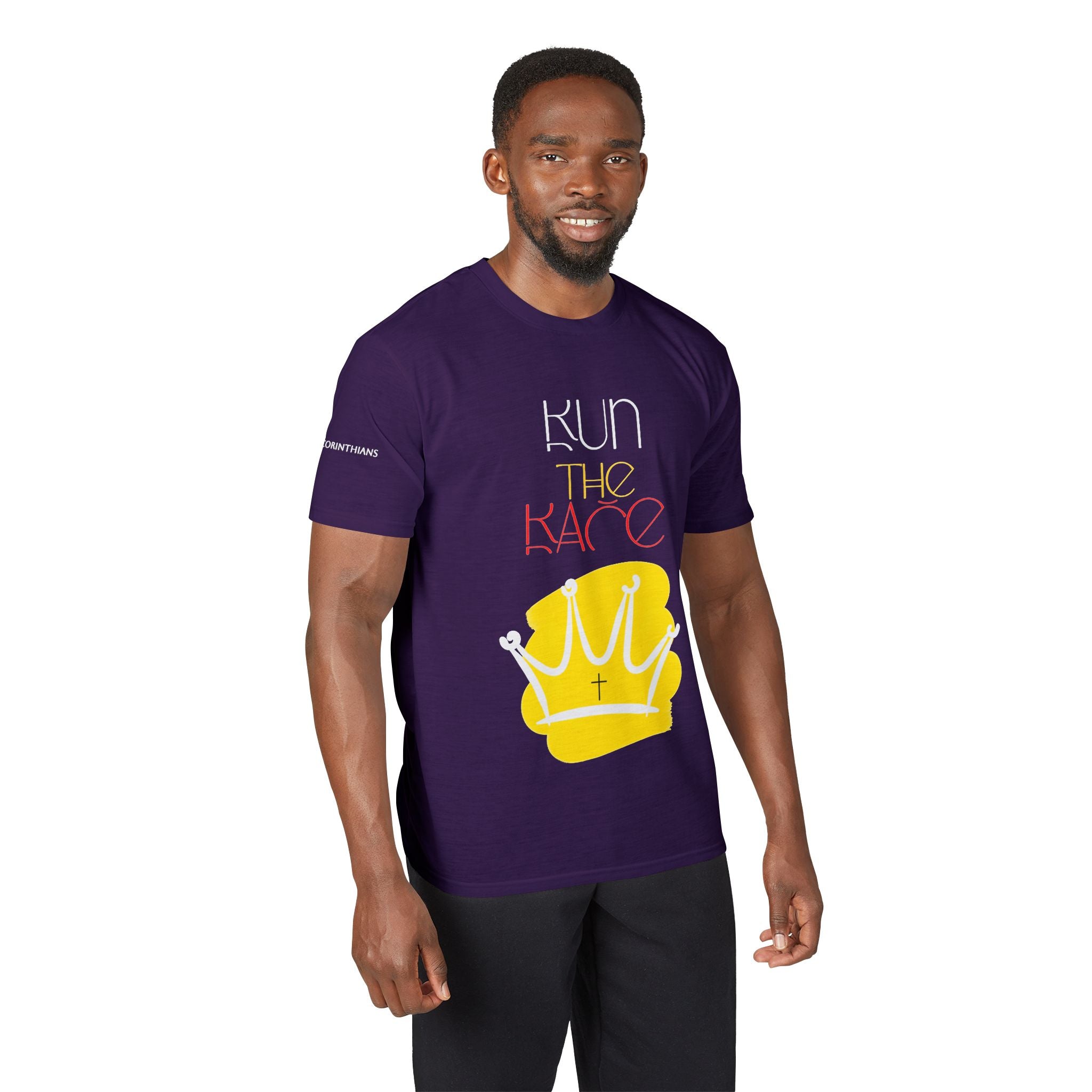'Run The Race' - Athletic Tee