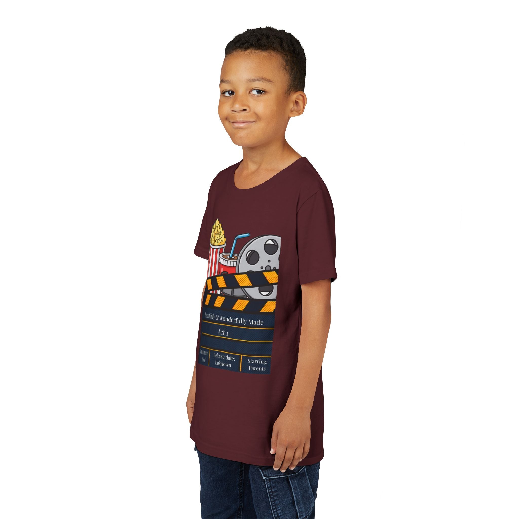 'Beautifully & Wonderfully Made'  — Kids Movie Night Tee