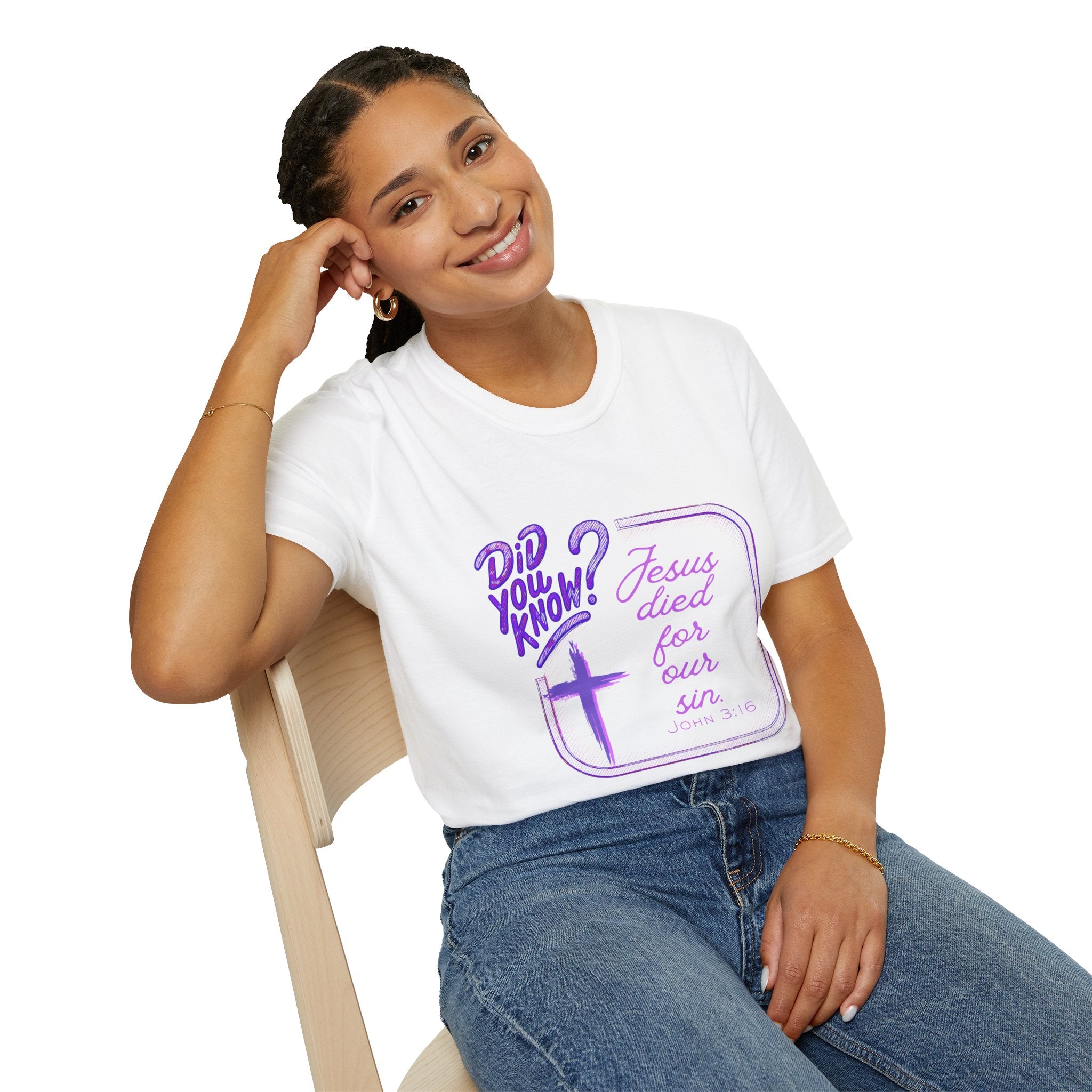 "Did You Know? Jesus Died For Our Sins" - T‑Shirt