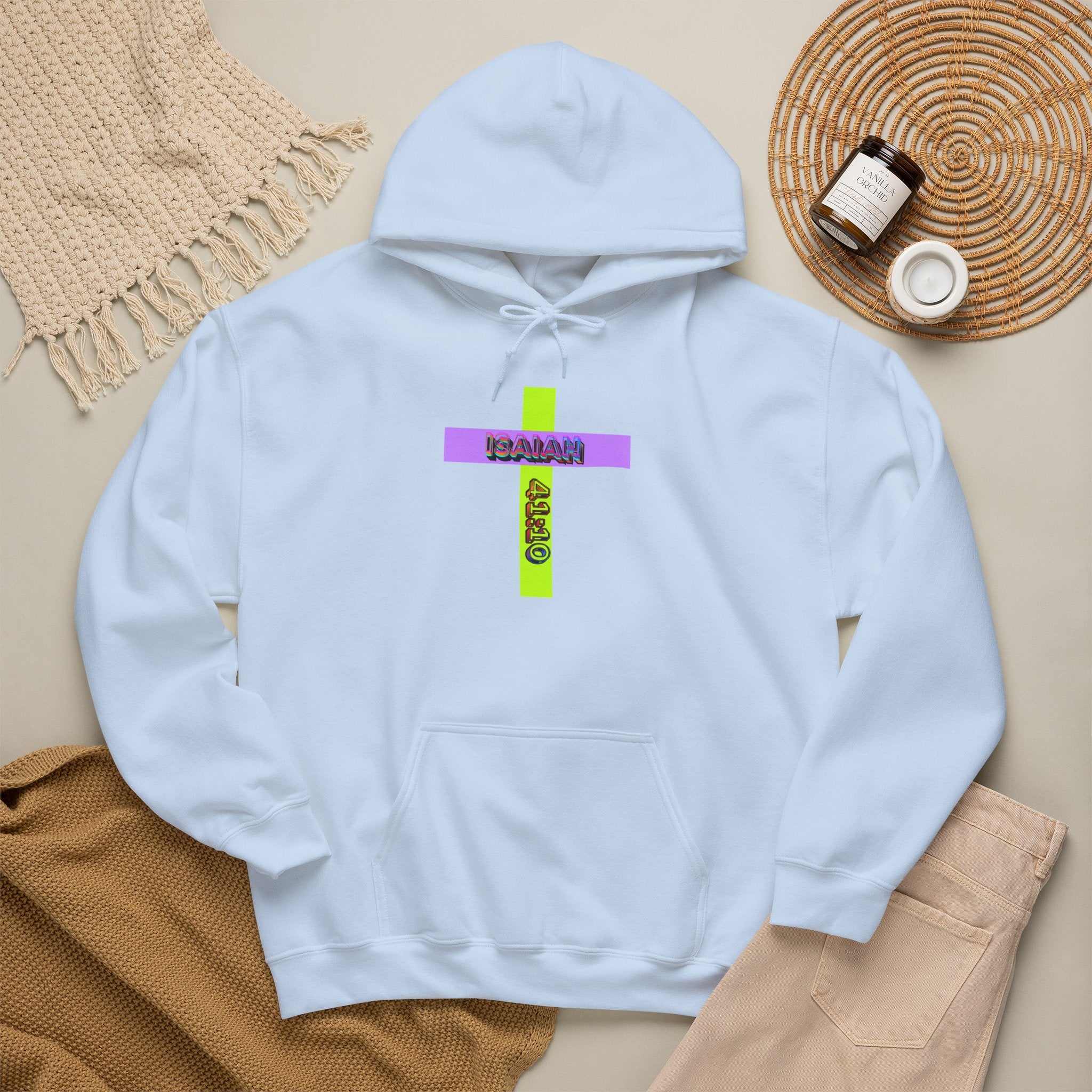 Isaiah 41:10 — Cross Hoodie