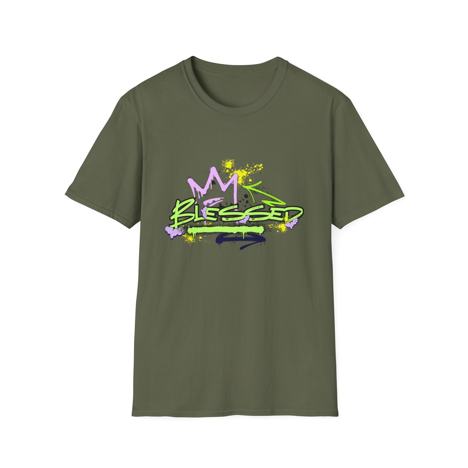 'Blessed' Graffiti — T-Shirt - Image 6