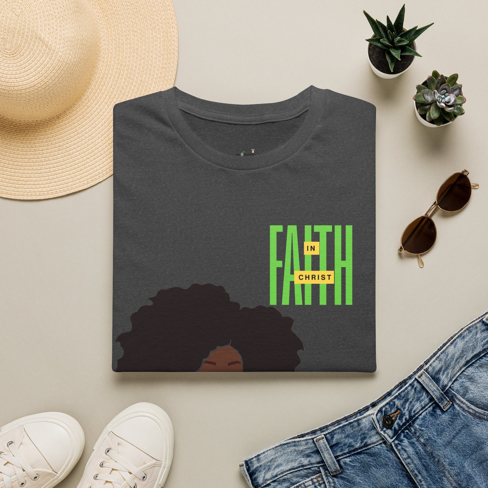 'Faith in Christ': Creative & Resolute — Tee - Image 21