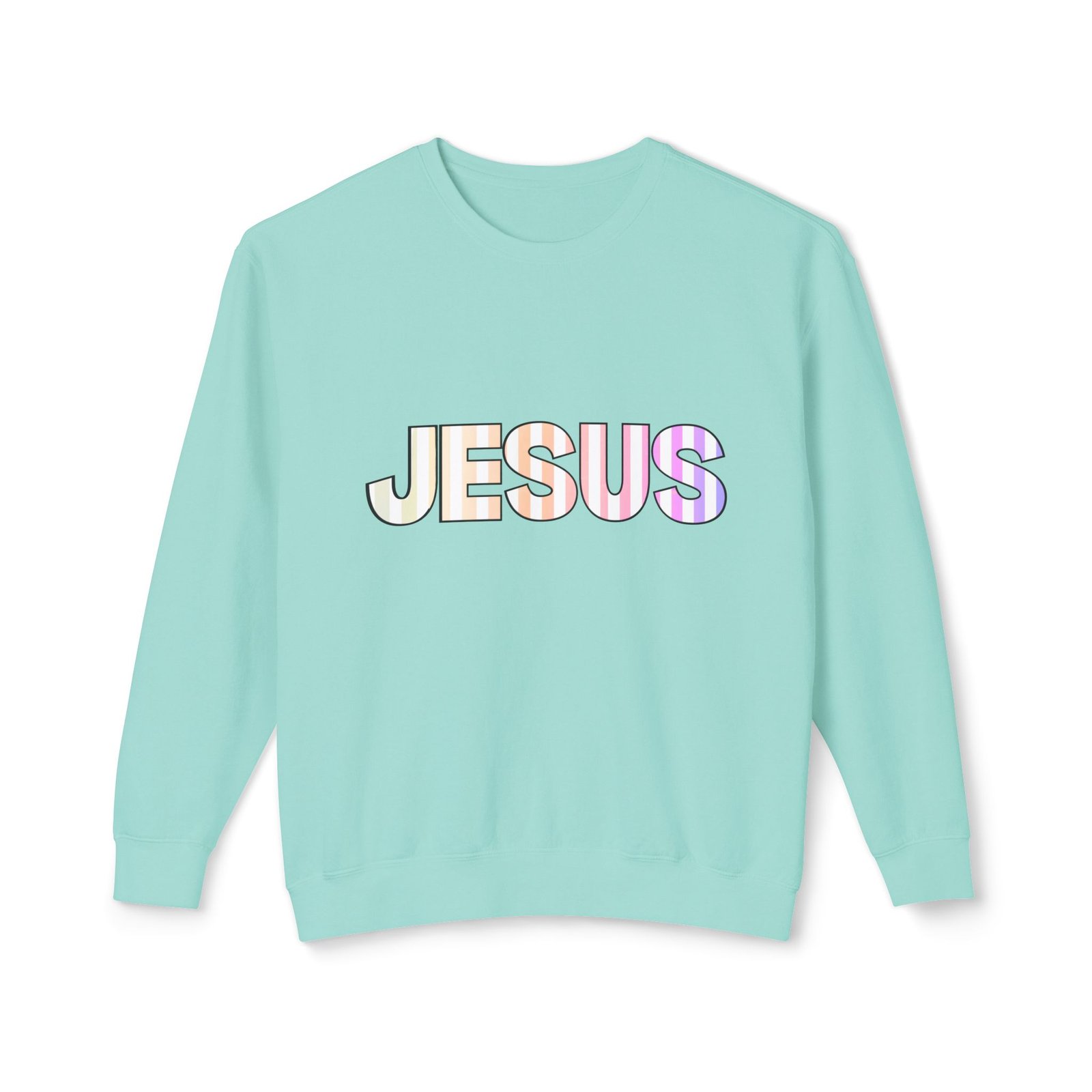 'Jesus' Striped - Crewneck - Image 11