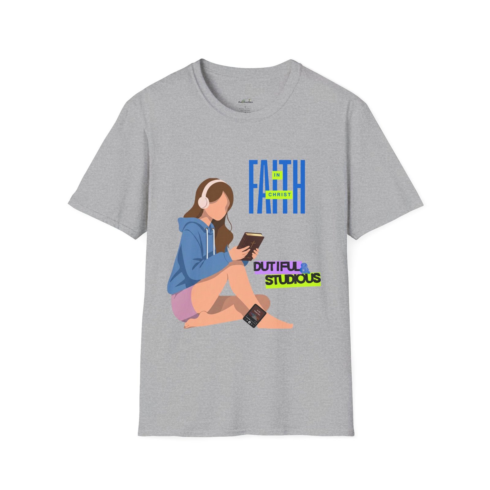 'Faith in Christ': Dutiful & Studious — Tee - Image 5