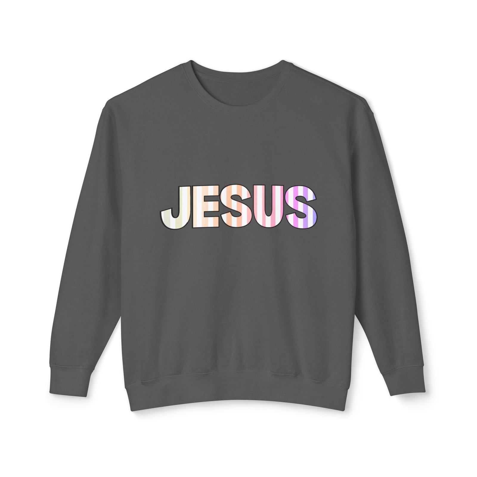 'Jesus' Striped - Crewneck - Image 8