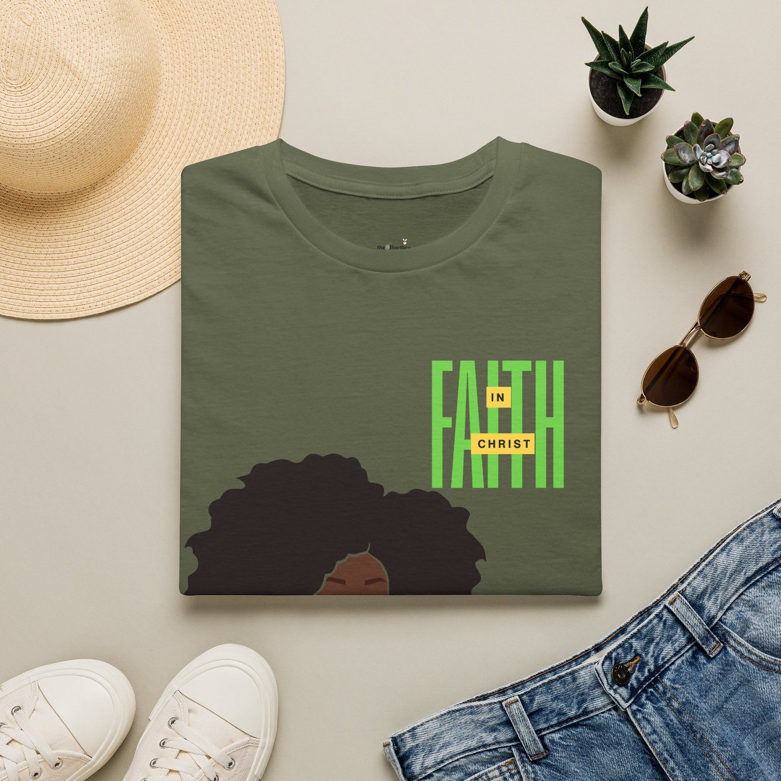 'Faith in Christ': Creative & Resolute — Tee - Image 2
