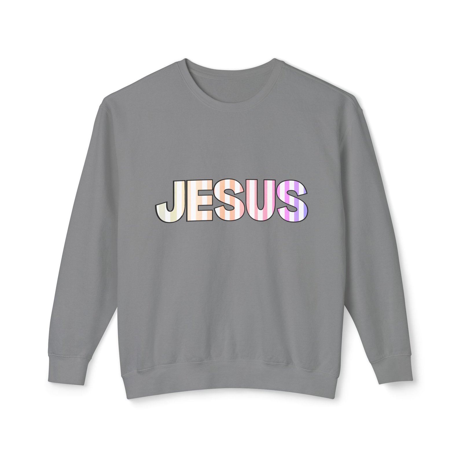 'Jesus' Striped - Crewneck - Image 10