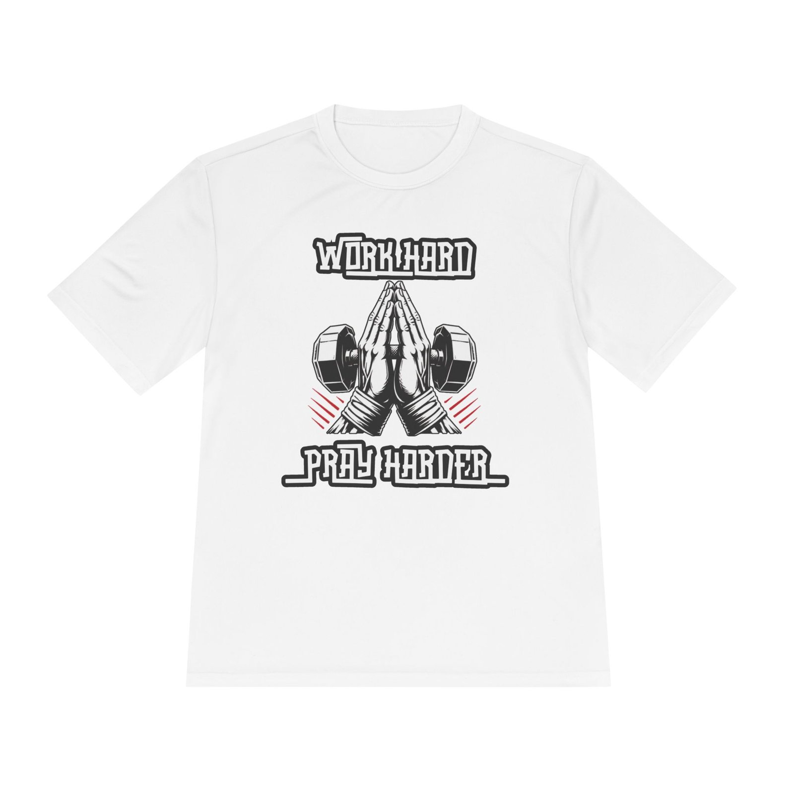 Work Hard Pray Harder - Tee - Image 3