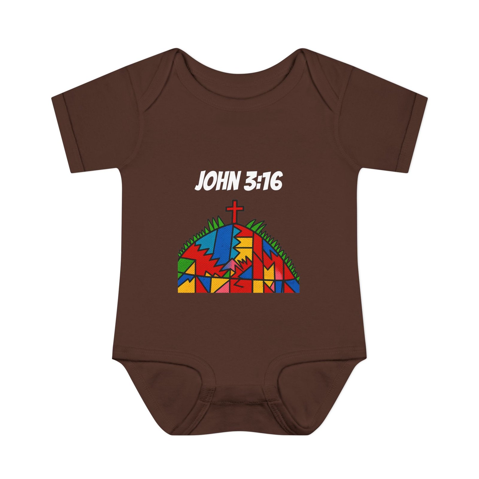 'John 3:16' - Infant Bodysuit - Image 6