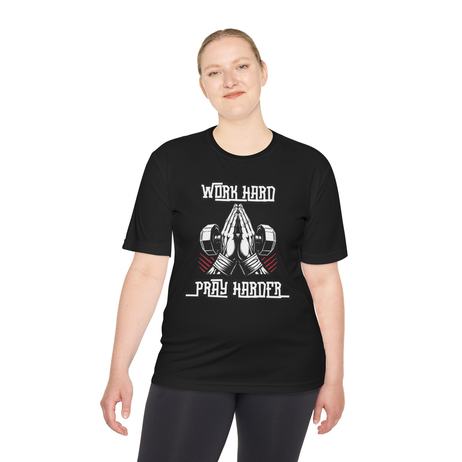 Work Hard Pray Harder - Tee - Image 2