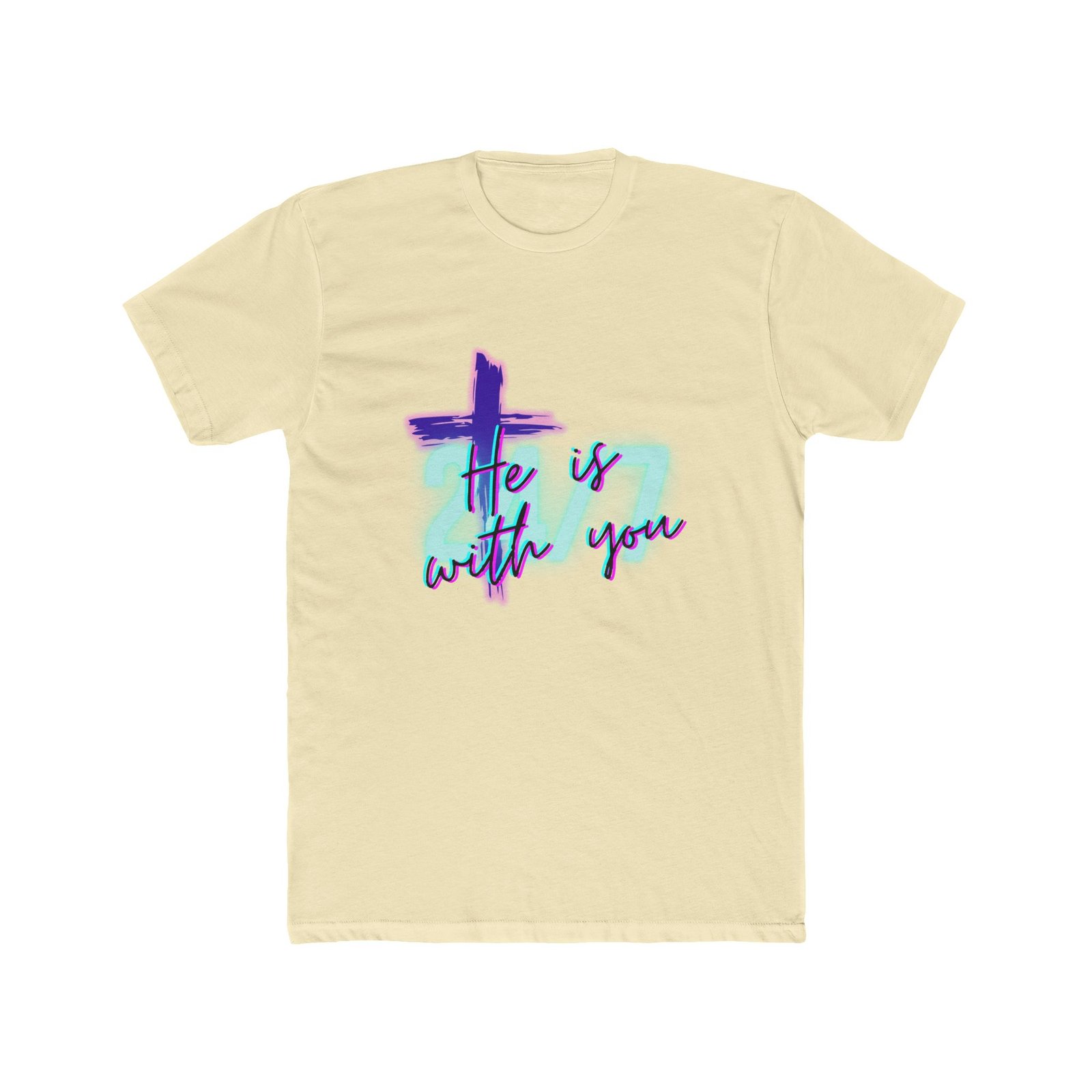 "He Is With You 24/7" — Tee - Image 8