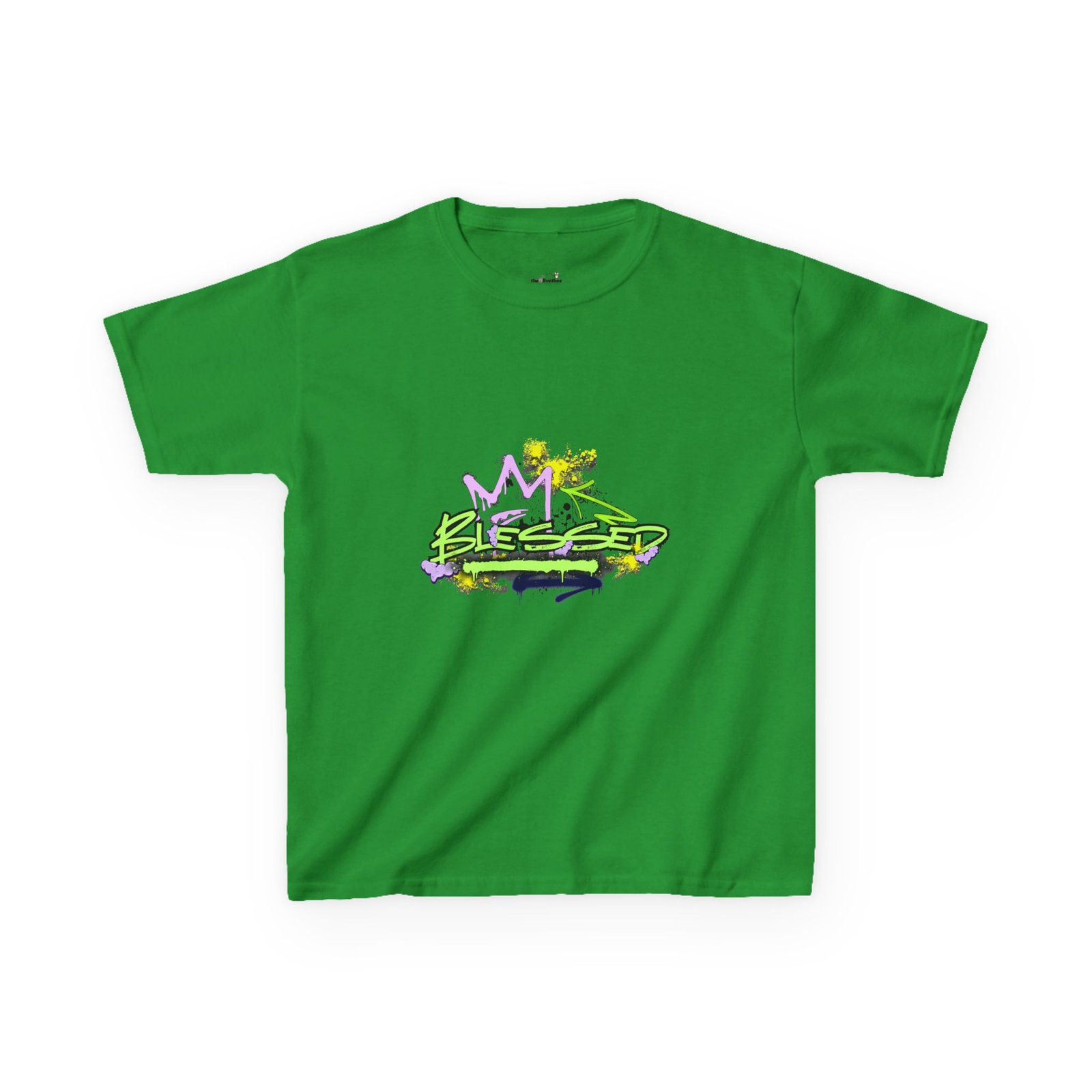 'Blessed' Graffiti - Kids Tee - Image 21