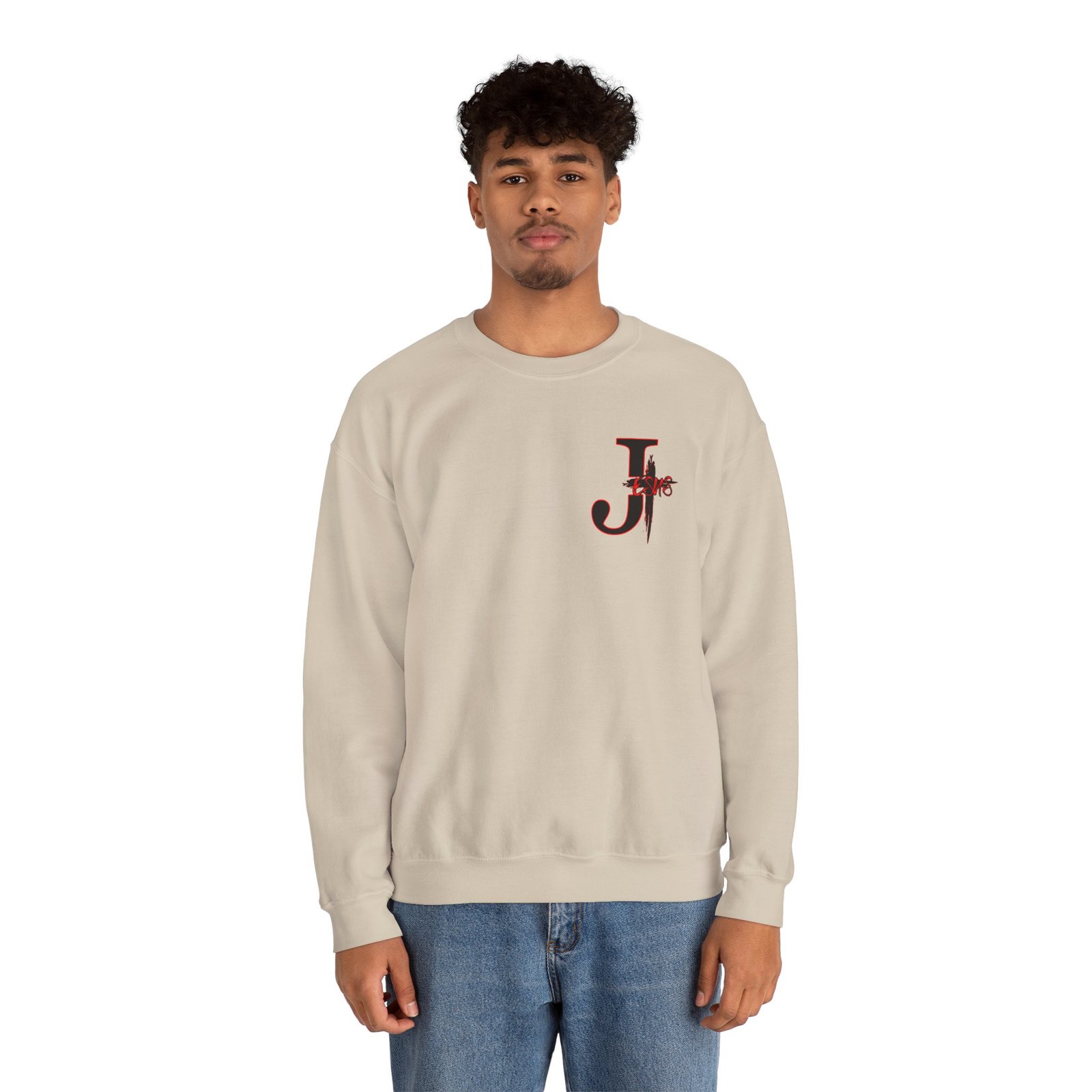 "Jesus is The King of Kings" - Crewneck - Image 10