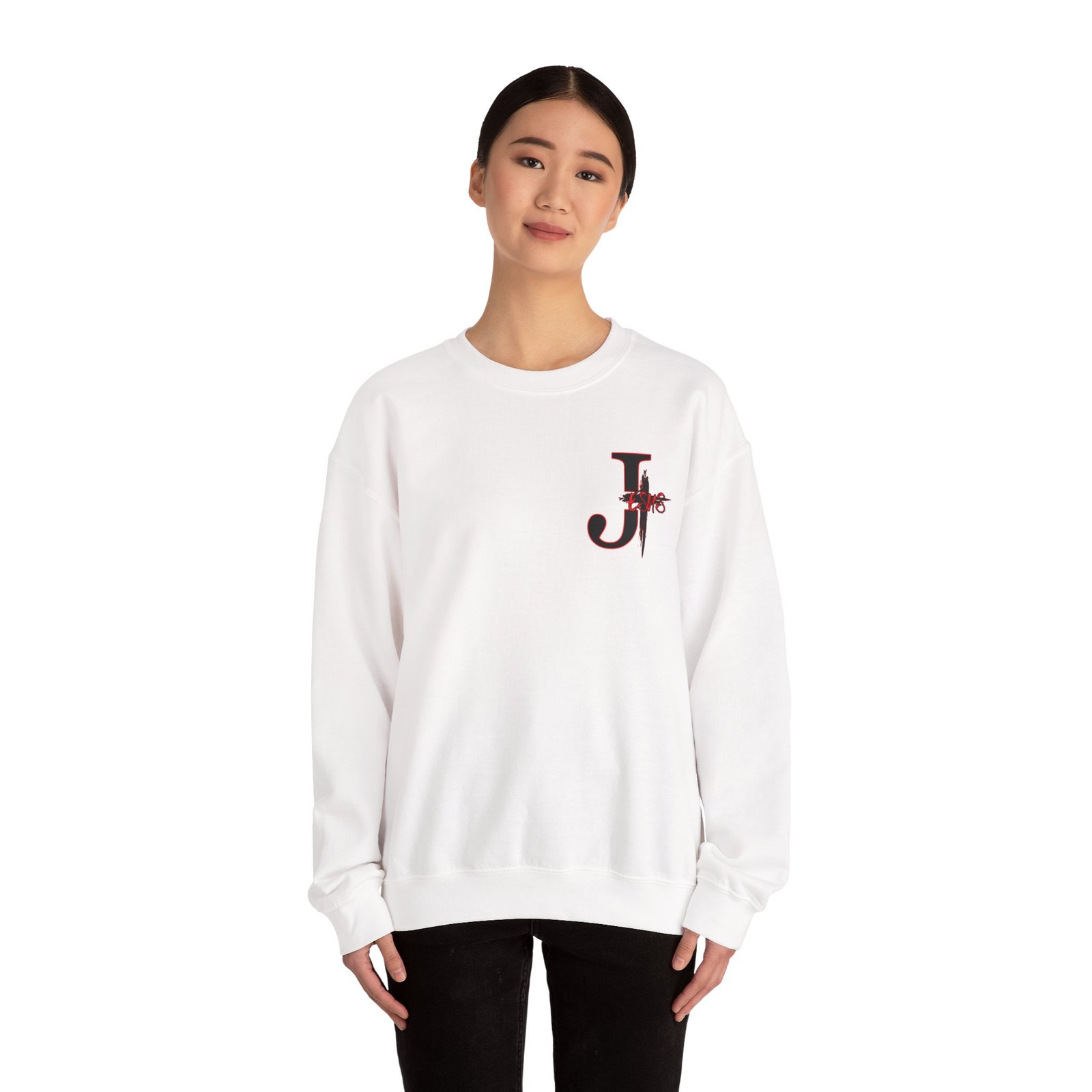 "Jesus is The King of Kings" - Crewneck - Image 3