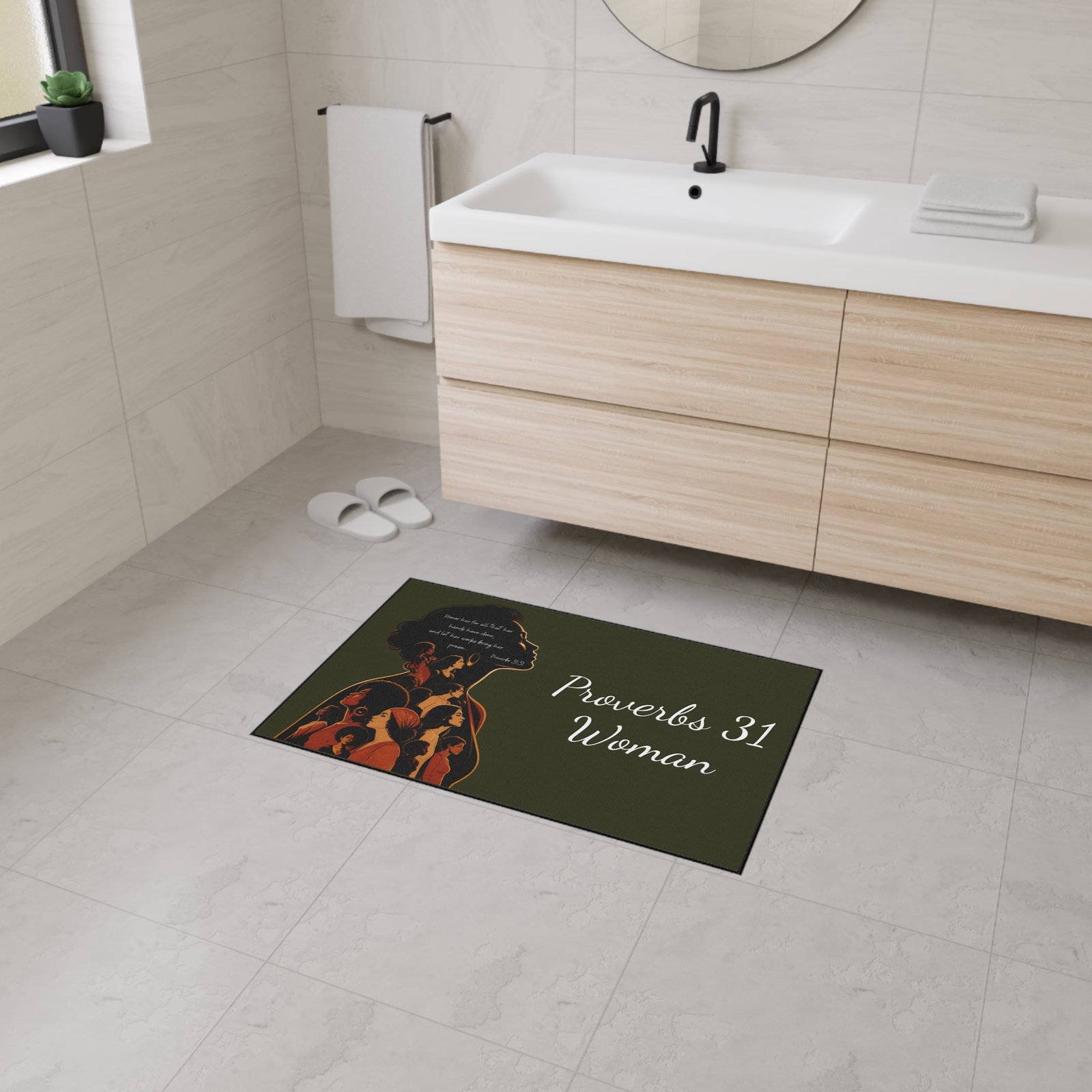 'You Are' — Proverbs 31 Woman Floor Mat