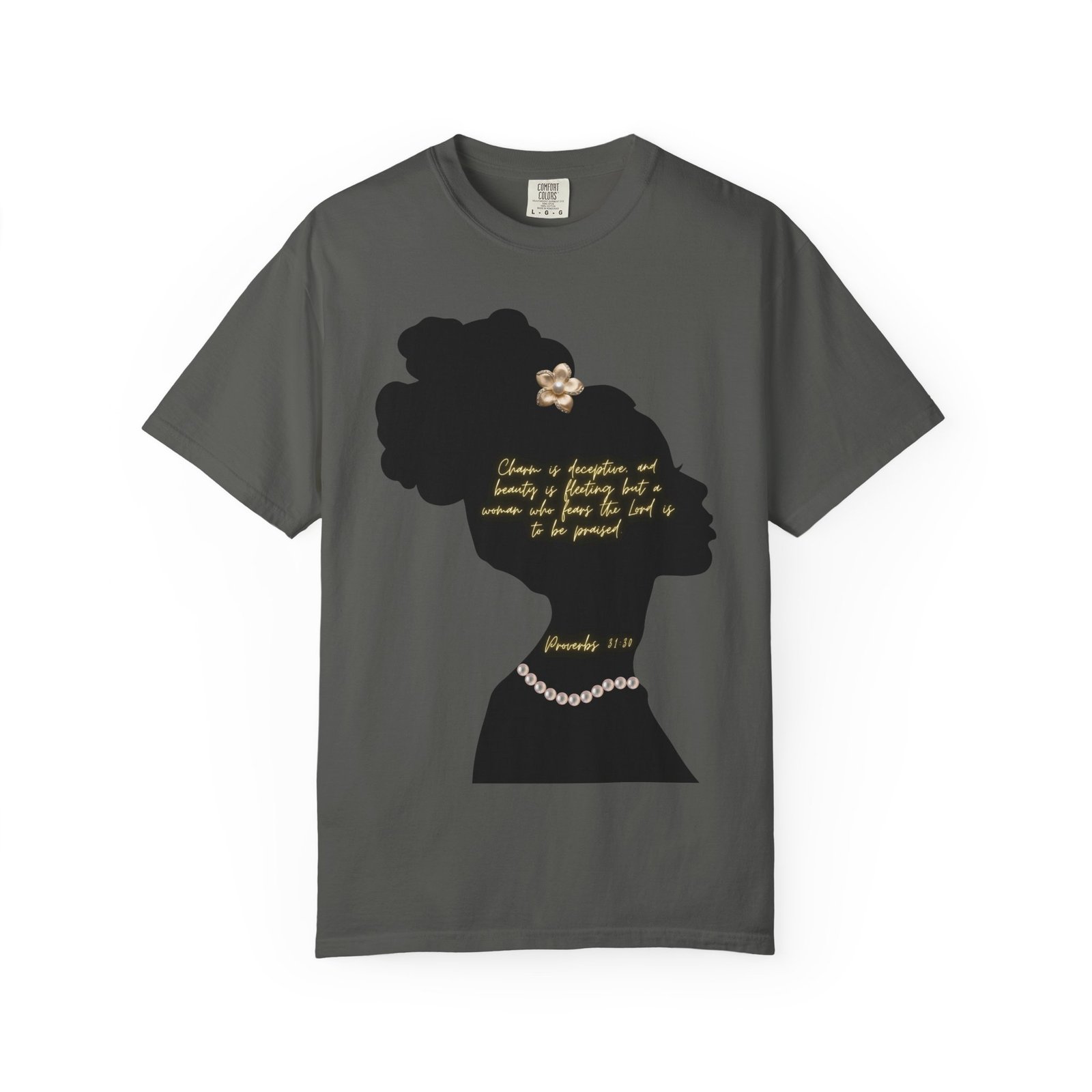 Proverbs 31:30 Pearls - T-Shirt - Image 5