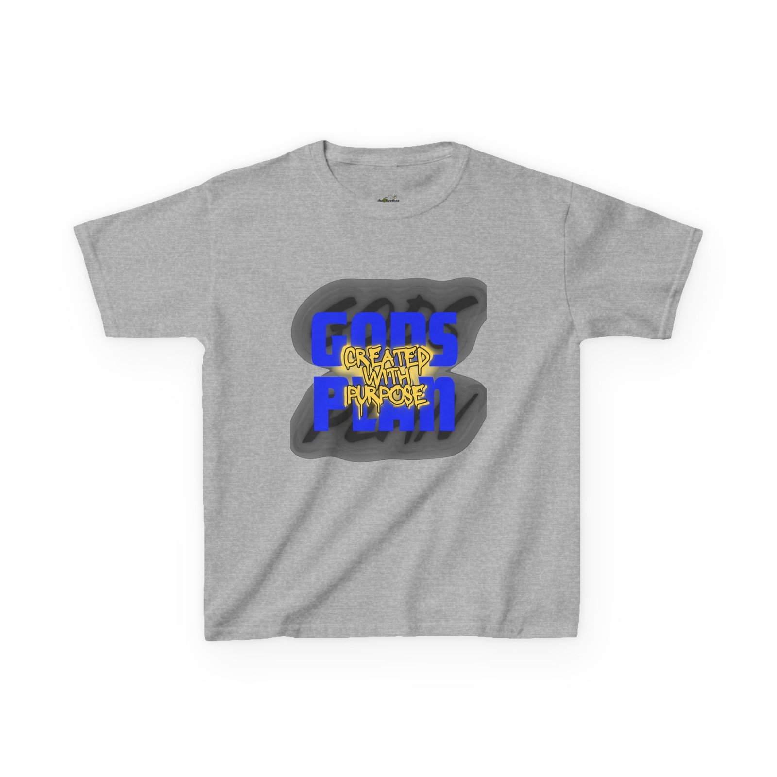 "Created With Purpose" - Kids Tee - Image 4