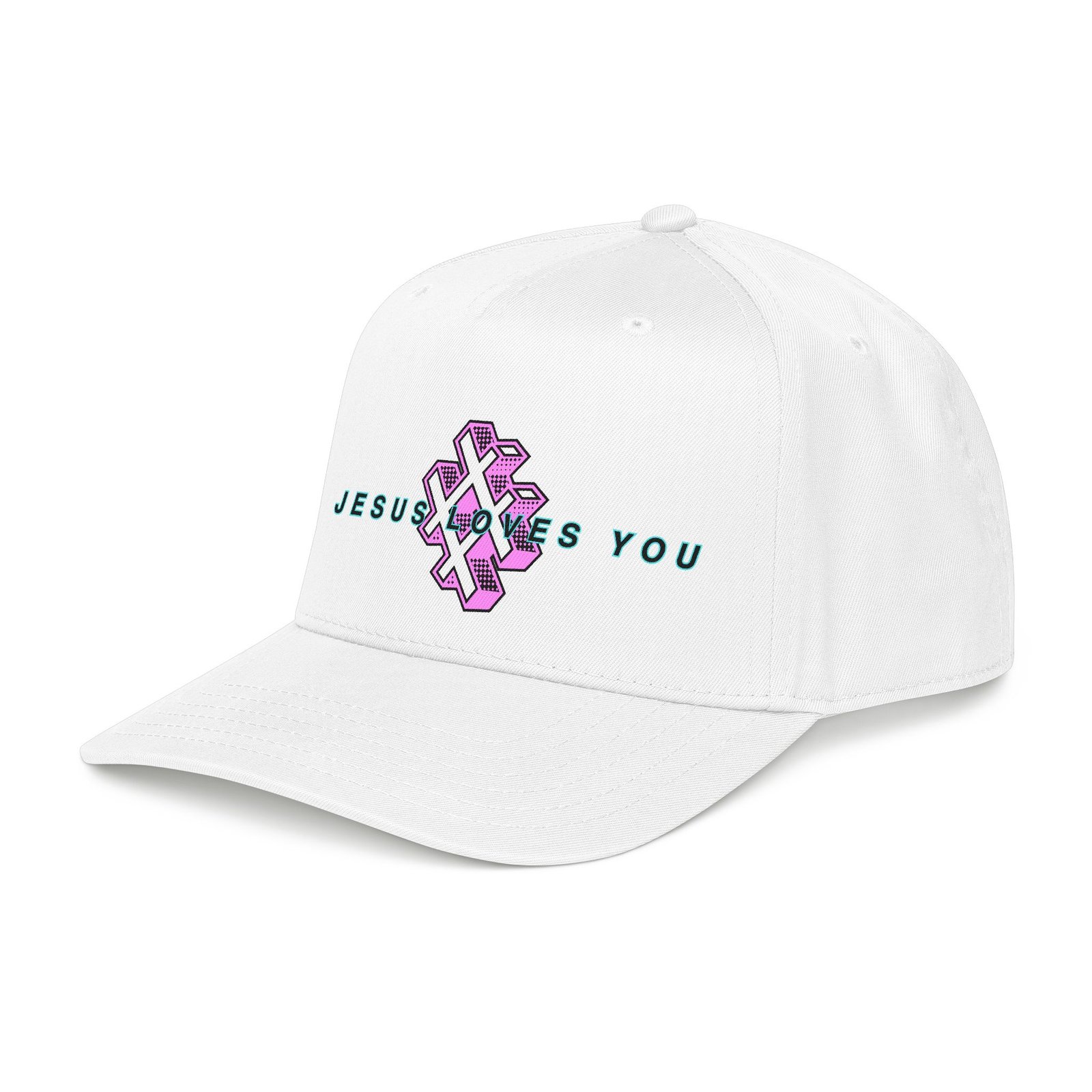 '#Jesus Loves You' Baseball Cap - Image 2