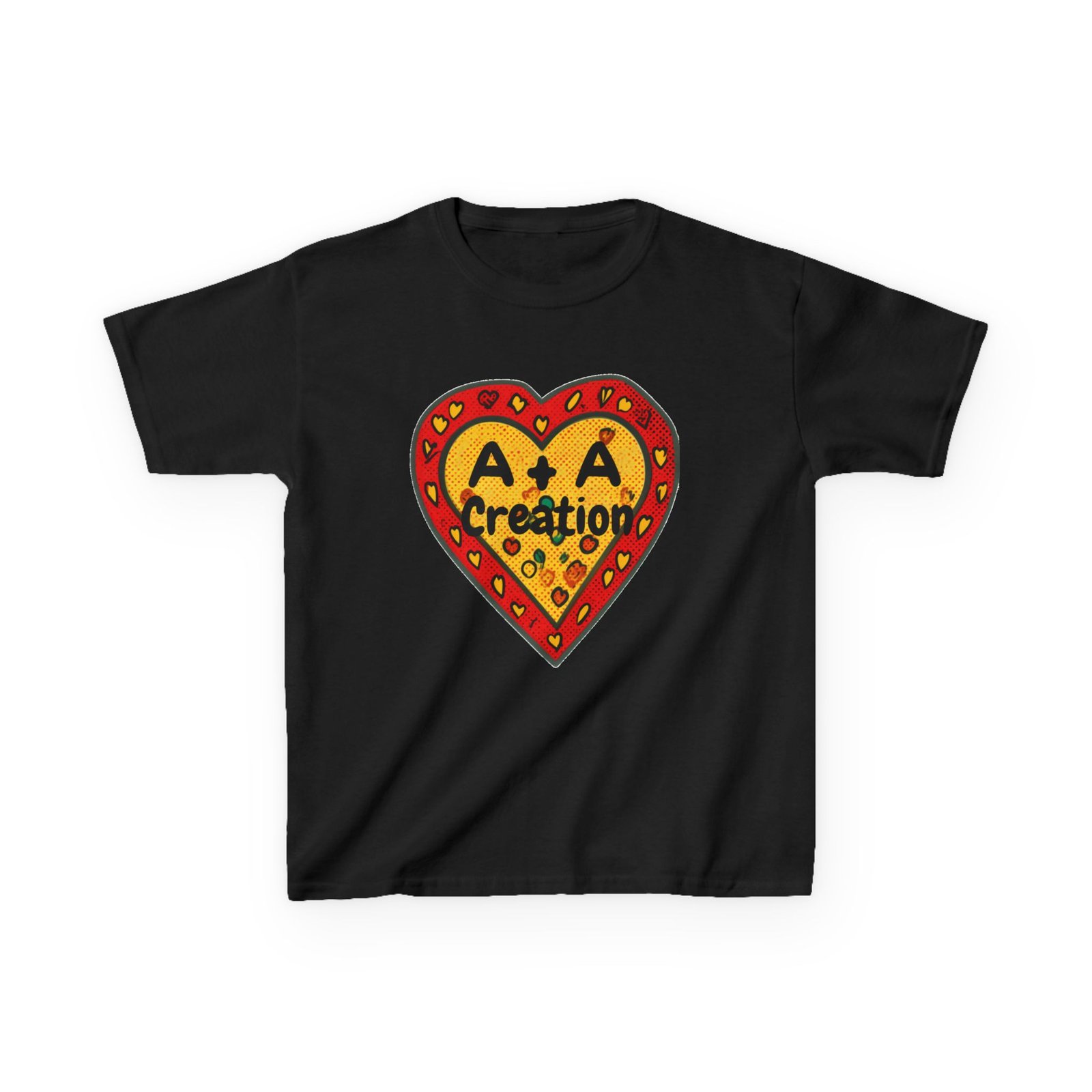 'A+A Creations' Heart - Kids Tee - Image 4