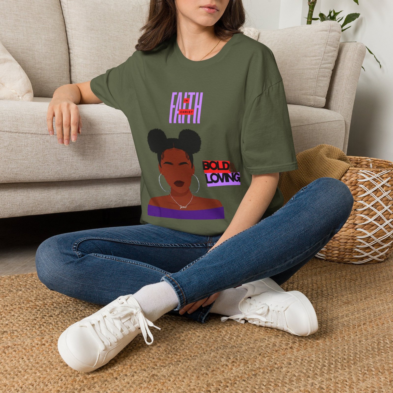 'Faith in Christ': Bold & Loving — Tee - Image 22