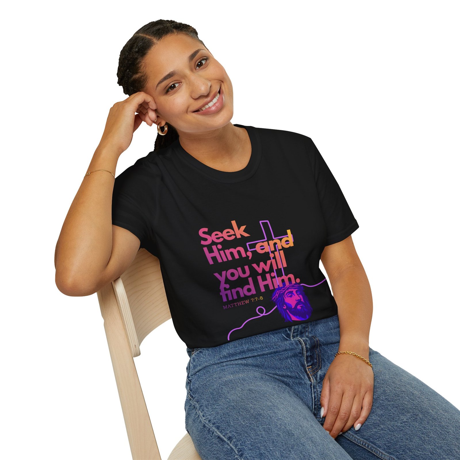 "Seek Him"— T-Shirt - Image 2