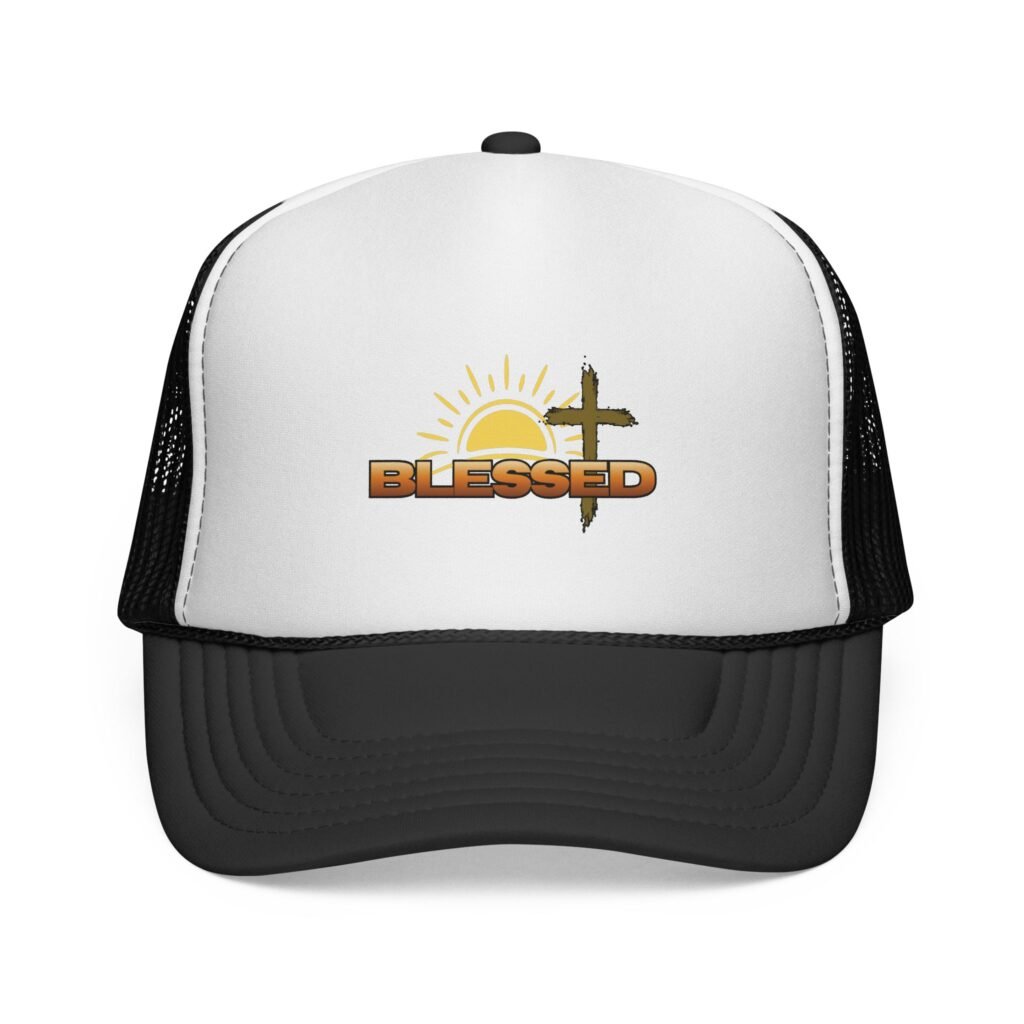 'Blessed' Sunrise Bold Trucker Cap