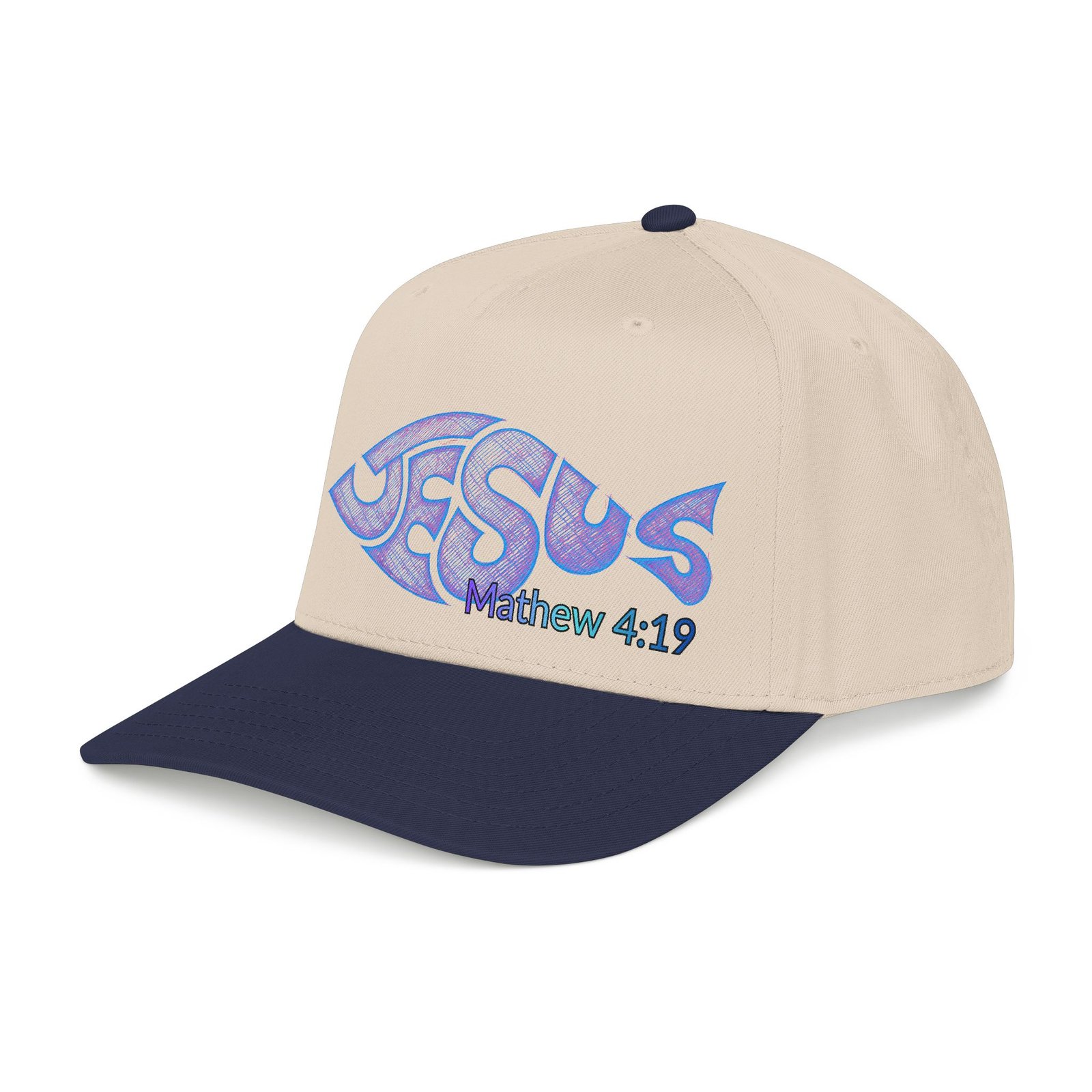 Jesus Matthew 4:19: Baseball Cap - Image 9