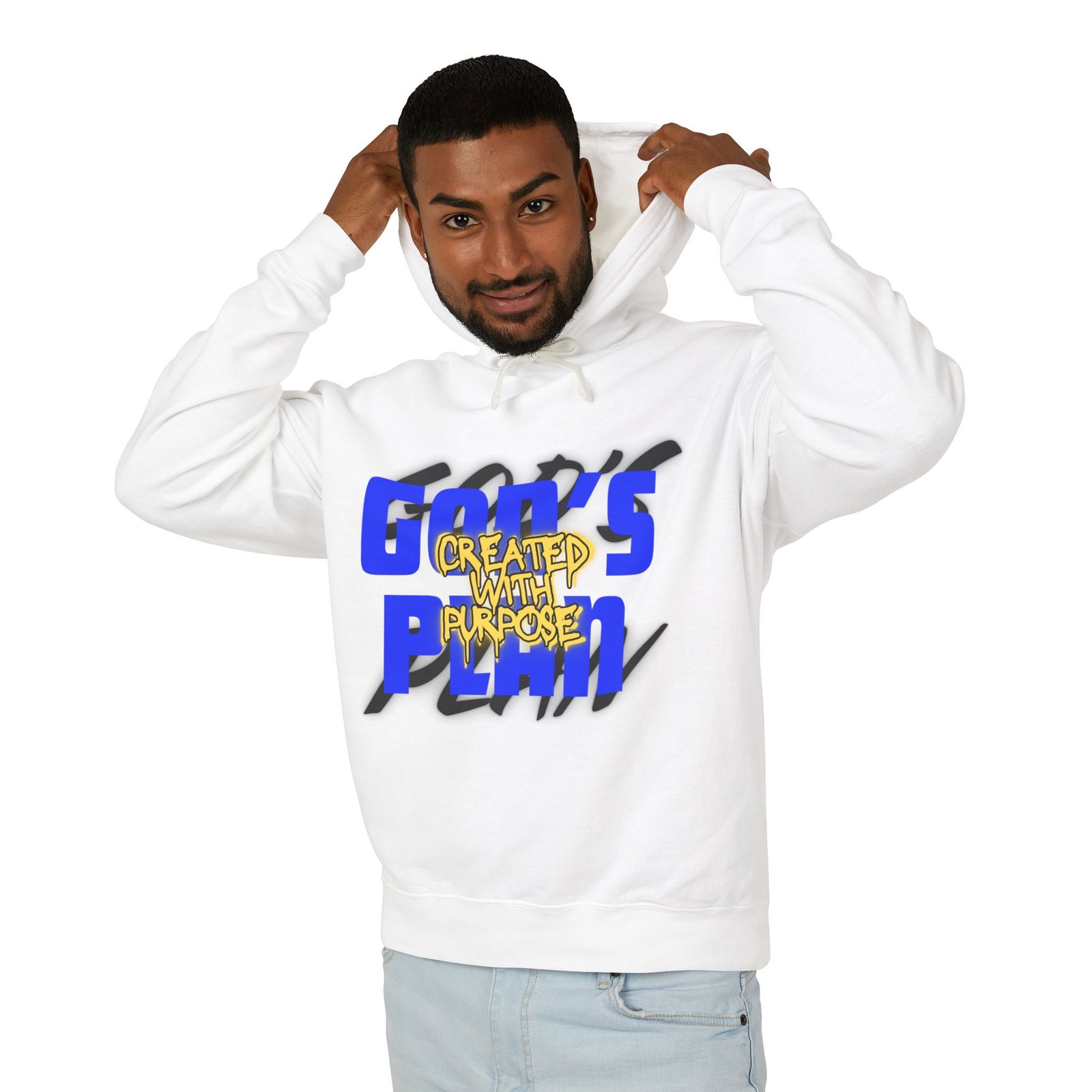 "Created With Purpose" - Hoodie - Image 4