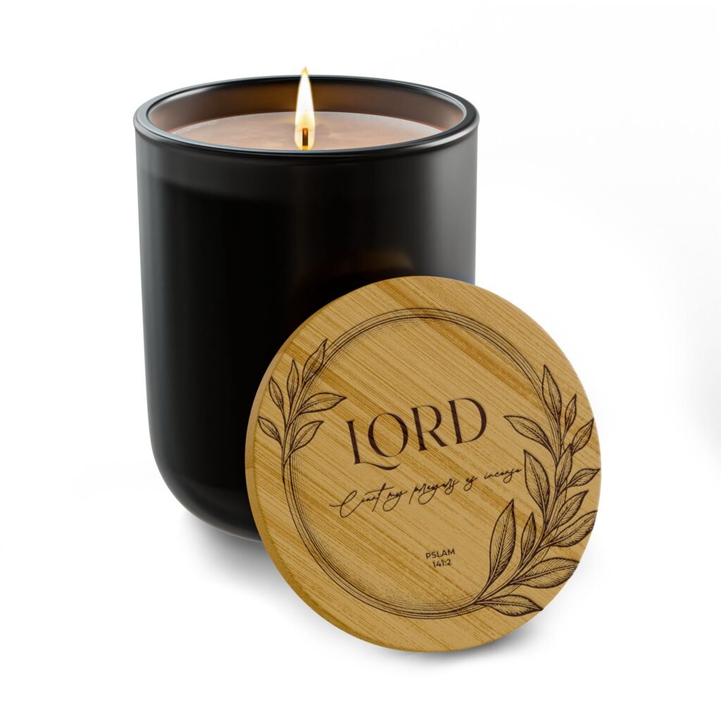 "Count My Prayers As Incense" — Scented Soy Candle