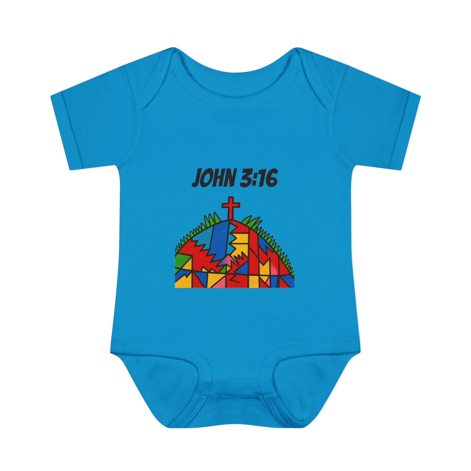 'John 3:16' - Infant Bodysuit - Image 16