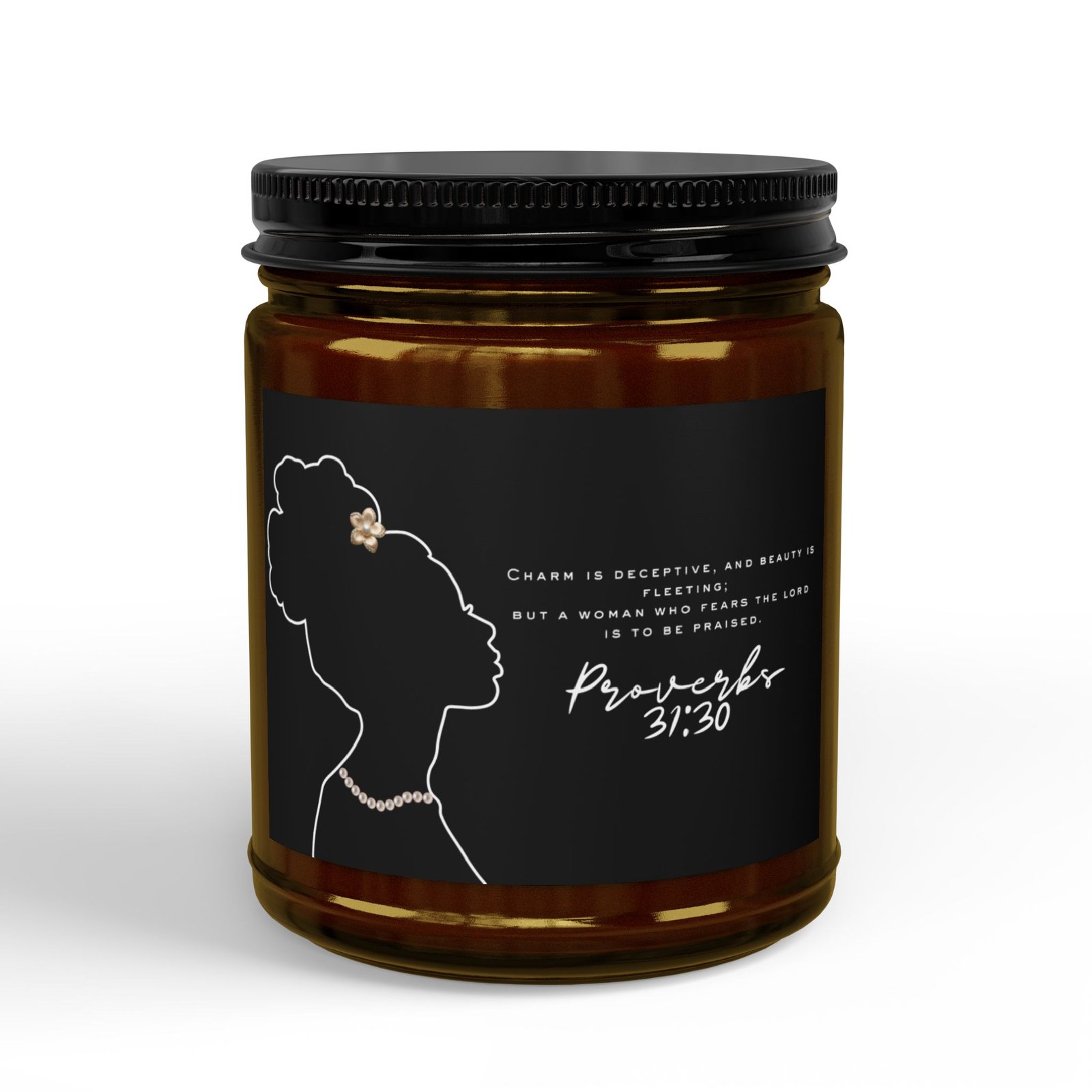 Proverbs 31:30: Pearls — Soy Candle (4oz & 9oz) - Image 5
