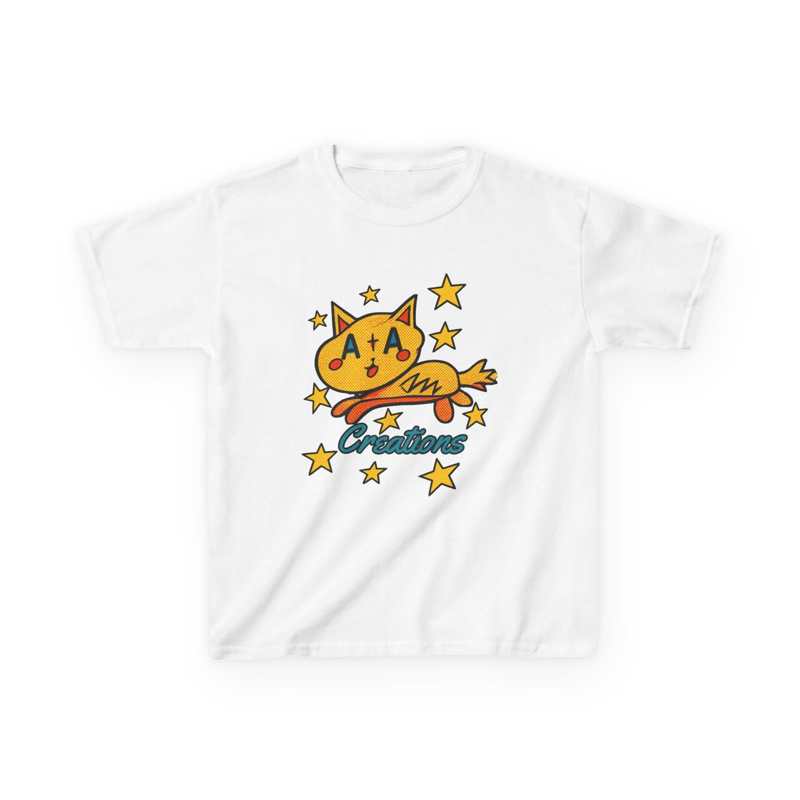 'A+A Creations' Star Gaze Kitty - Kids Tee