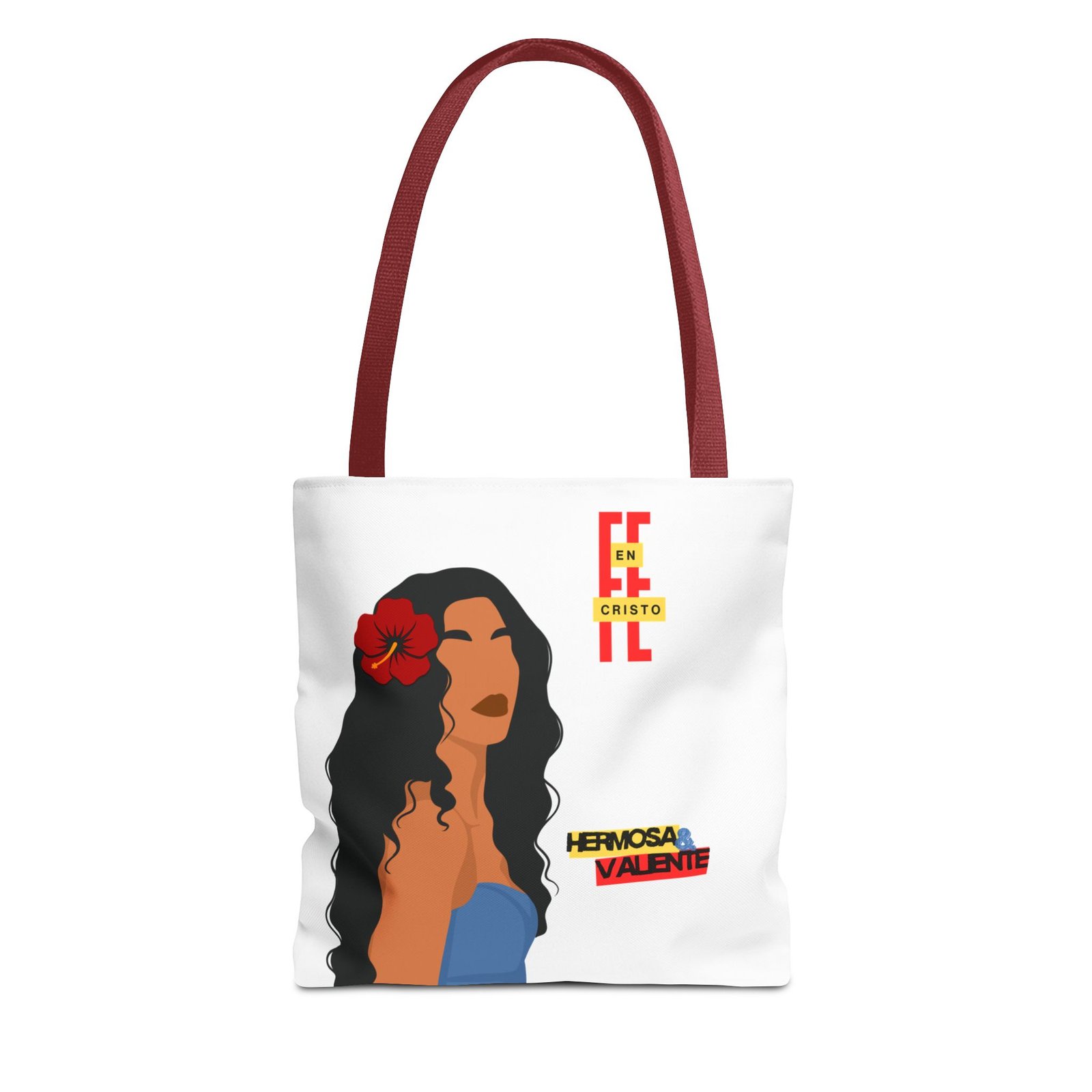 'Fe En Cristo: Hermosa & Valiente' - Tote Bag - Image 6