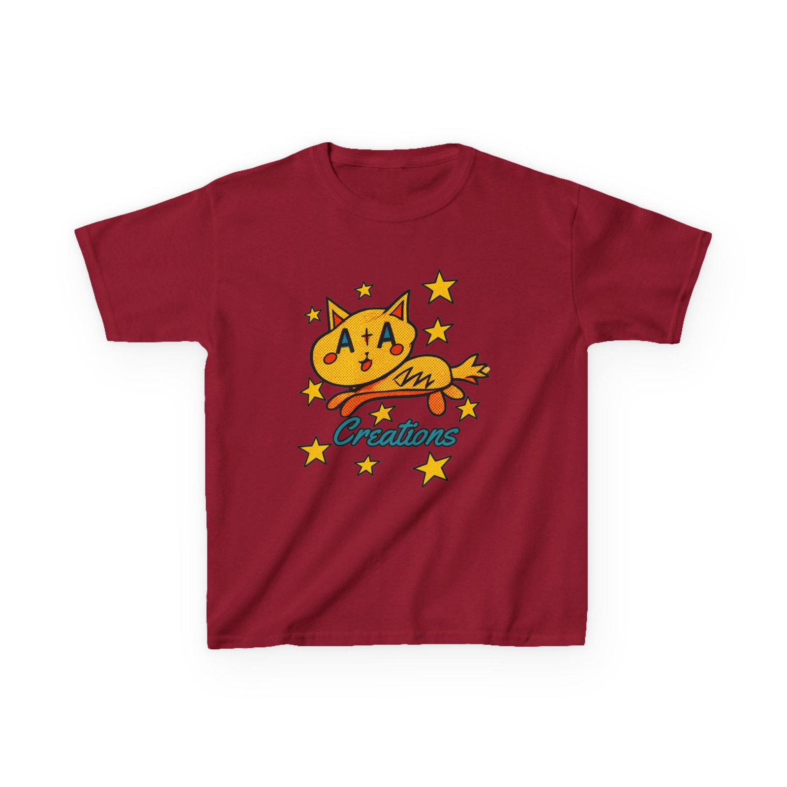 'A+A Creations' Star Gaze Kitty - Kids Tee - Image 15