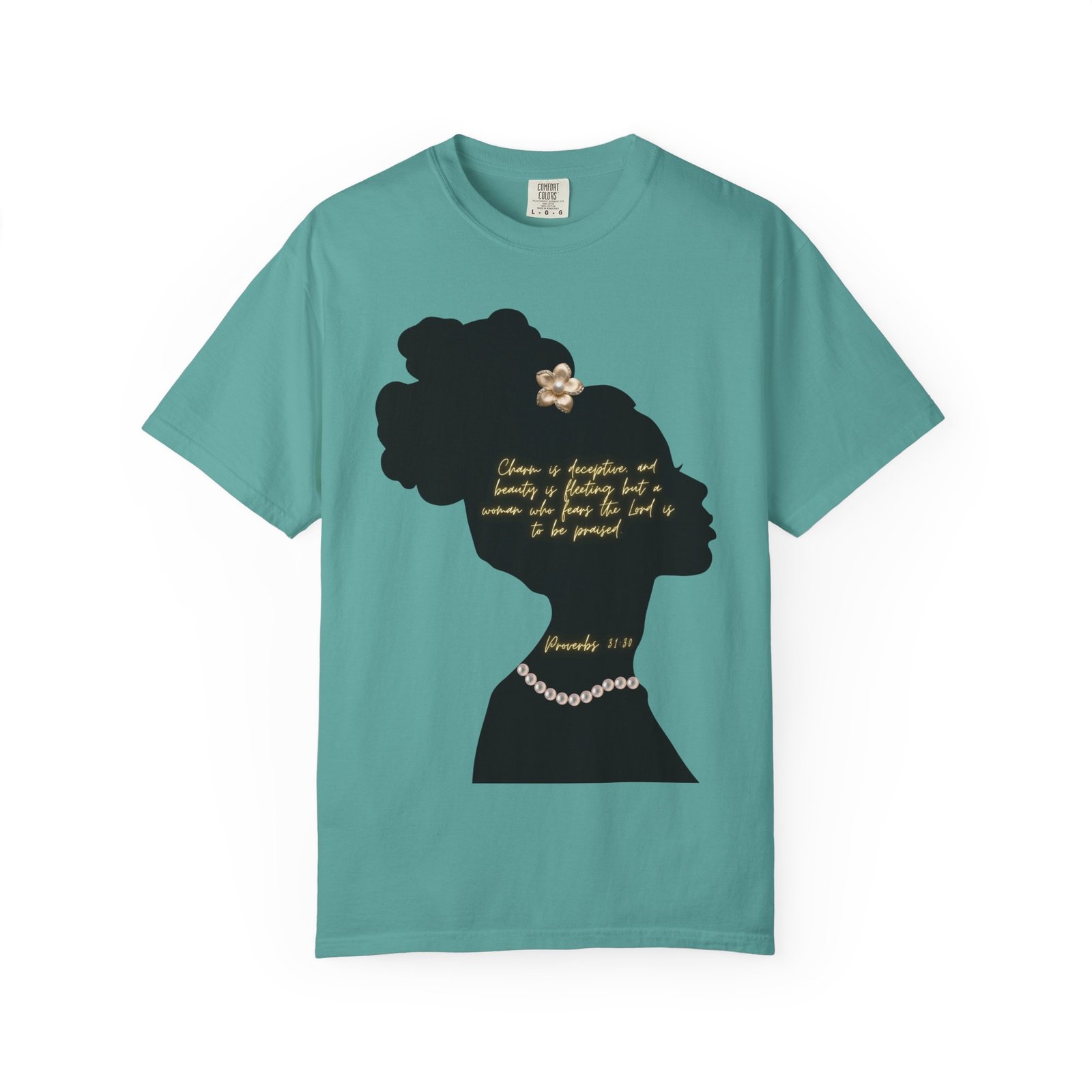 Proverbs 31:30 Pearls - T-Shirt - Image 10