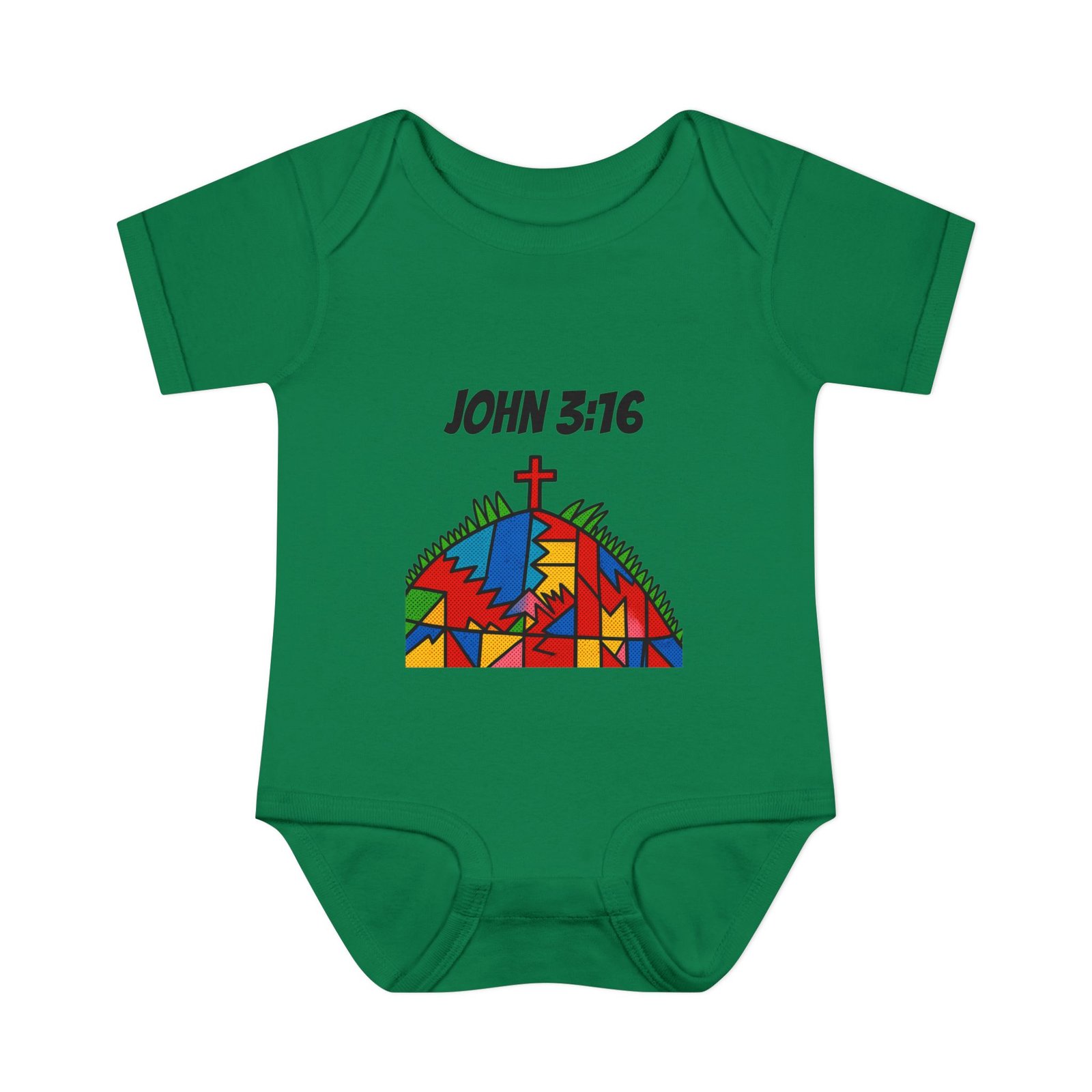 'John 3:16' - Infant Bodysuit - Image 15