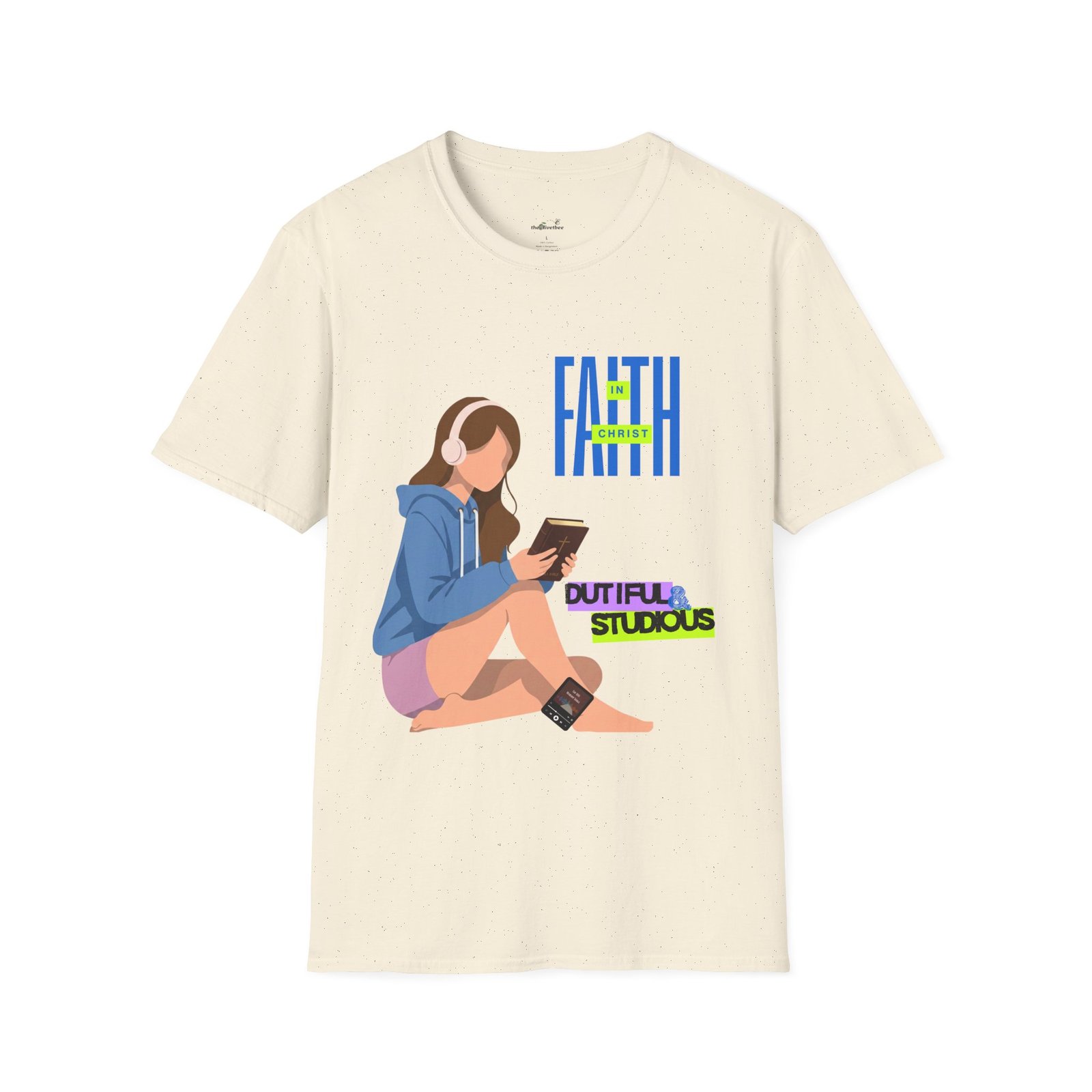'Faith in Christ': Dutiful & Studious — Tee - Image 7