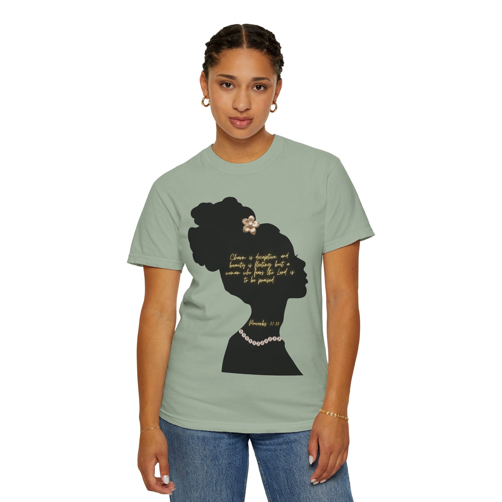 Proverbs 31:30 Pearls - T-Shirt - Image 8