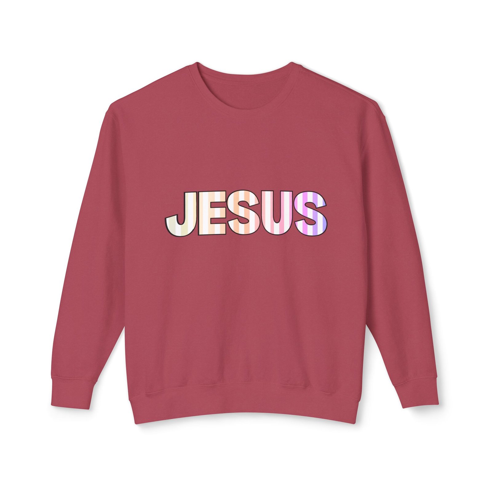 'Jesus' Striped - Crewneck - Image 16