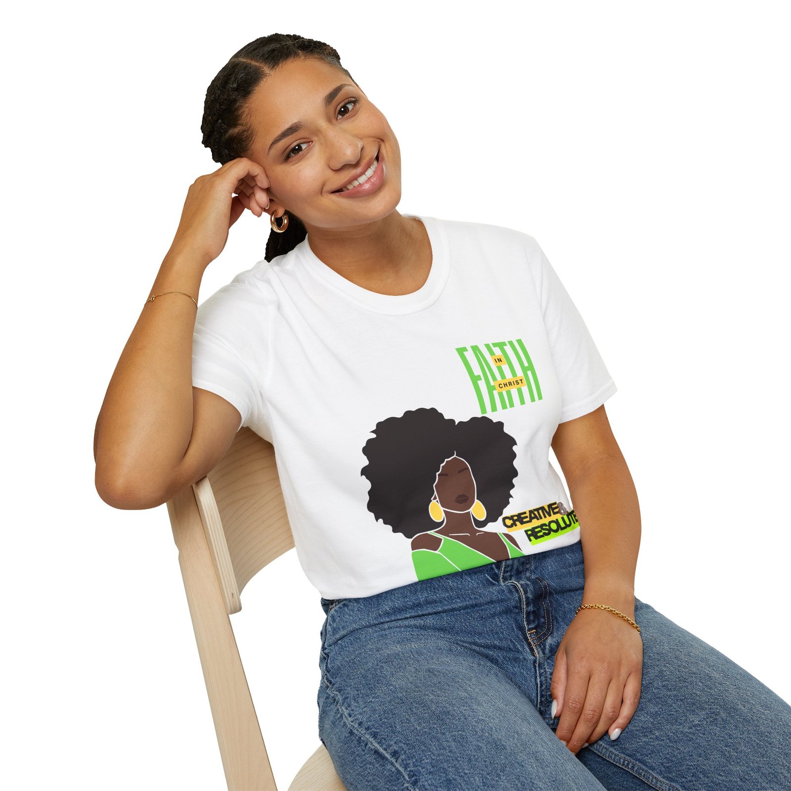 'Faith in Christ': Creative & Resolute — Tee - Image 9
