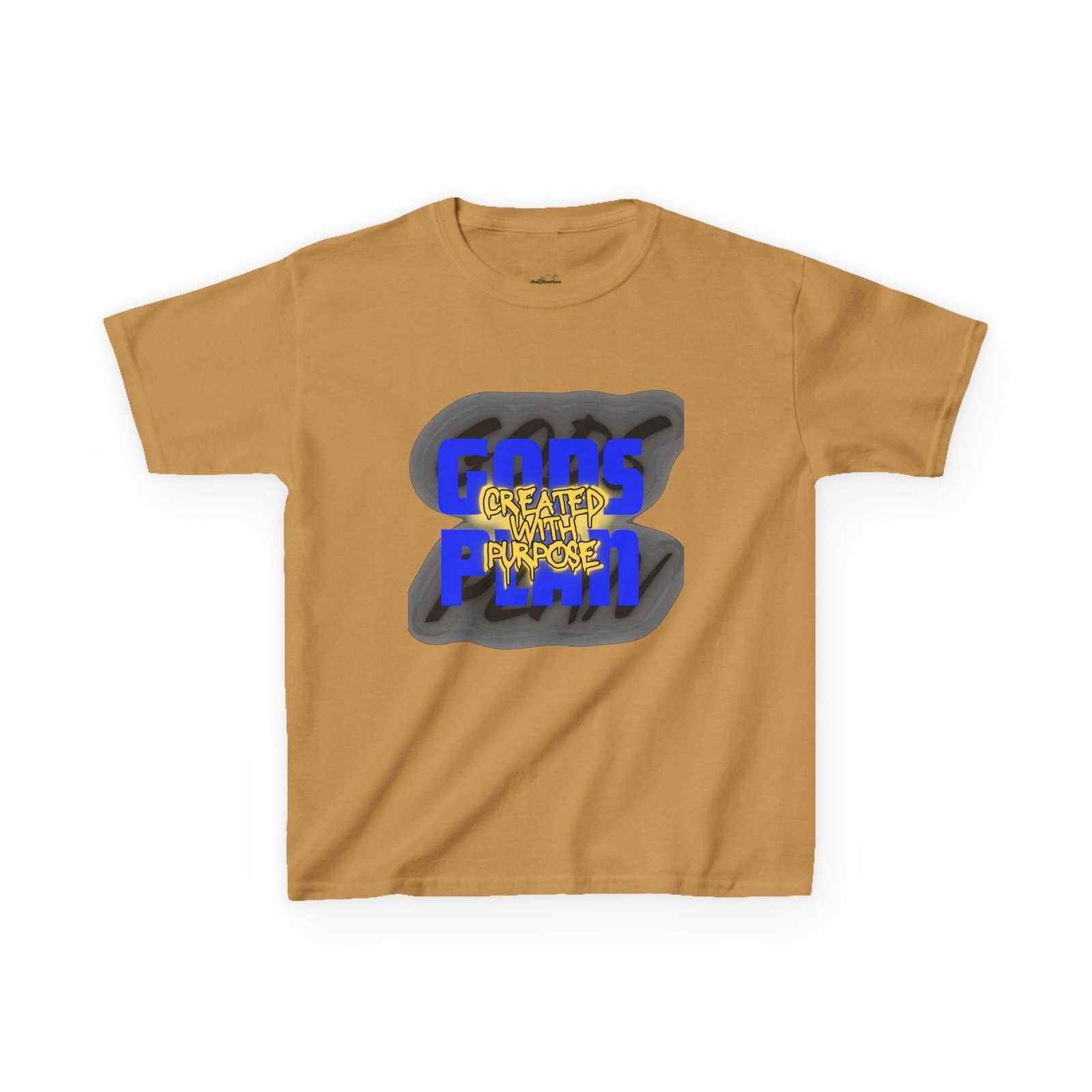 "Created With Purpose" - Kids Tee - Image 5