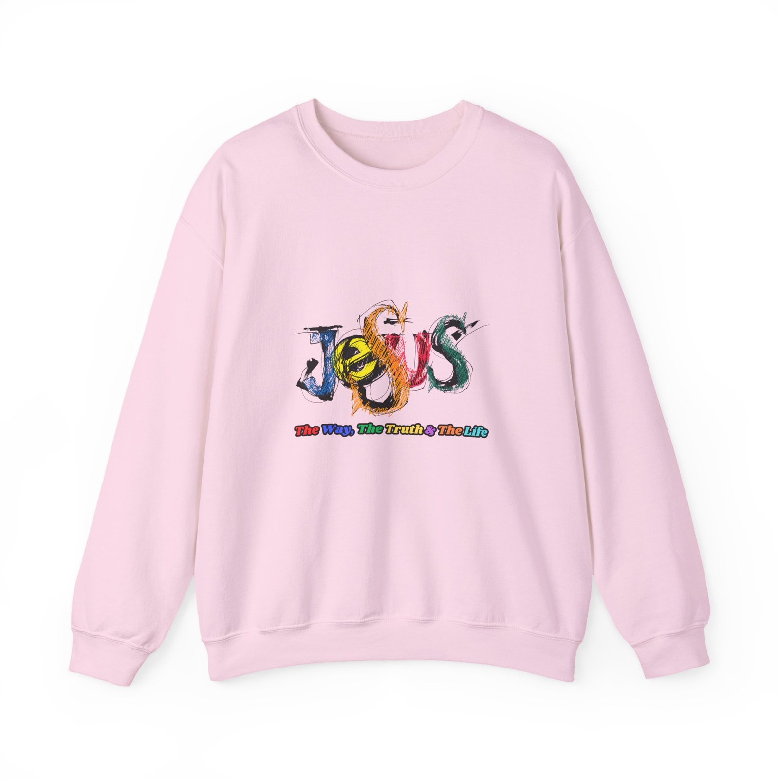 "Jesus is The Way, The Truth & The Life" - Crewneck - Image 10