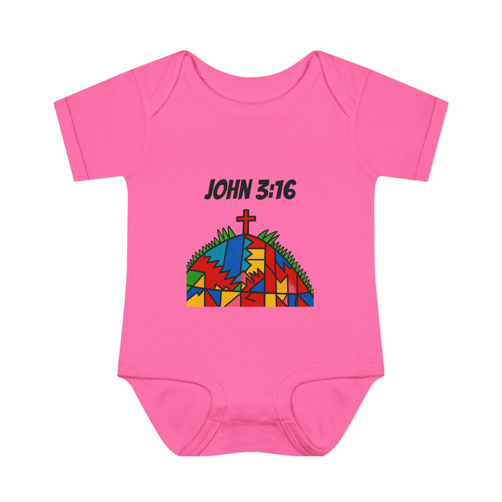 'John 3:16' - Infant Bodysuit - Image 22
