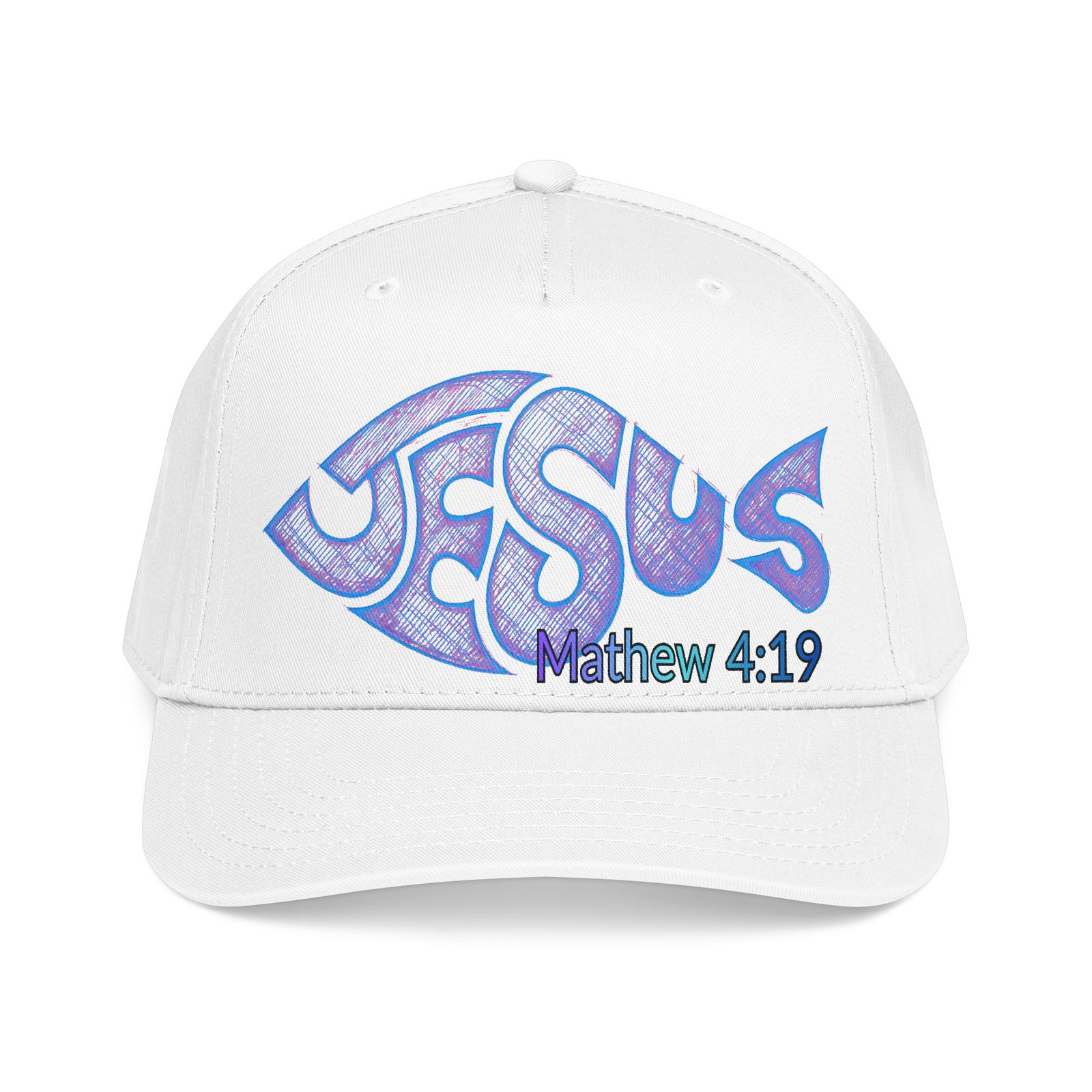 Jesus Matthew 4:19: Baseball Cap - Image 10