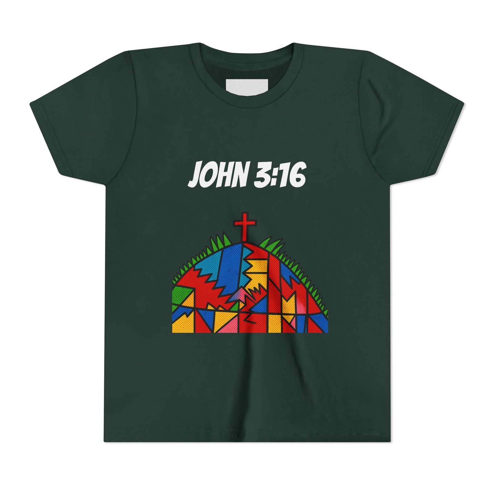 'John 3:16' Youth — T-Shirt - Image 9